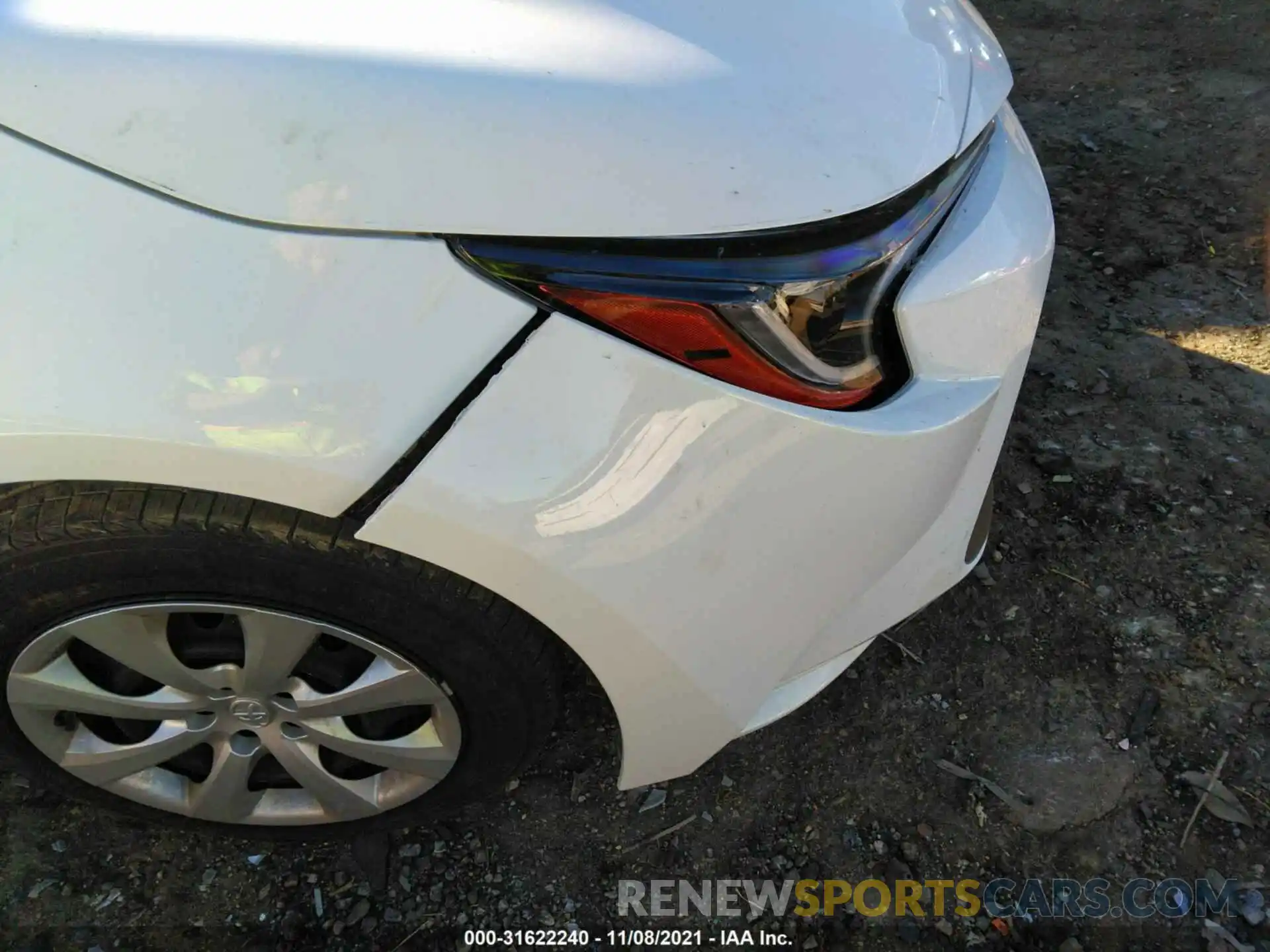 6 Photograph of a damaged car JTDEPMAE2MJ153224 TOYOTA COROLLA 2021