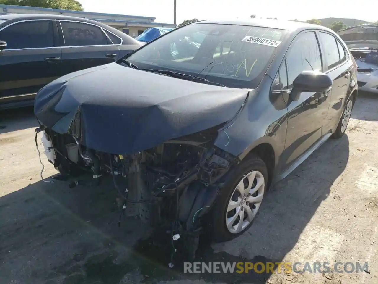 2 Photograph of a damaged car JTDEPMAE2MJ153367 TOYOTA COROLLA 2021