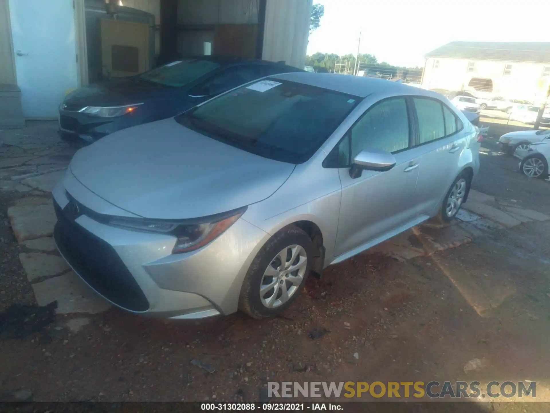 2 Photograph of a damaged car JTDEPMAE2MJ153885 TOYOTA COROLLA 2021