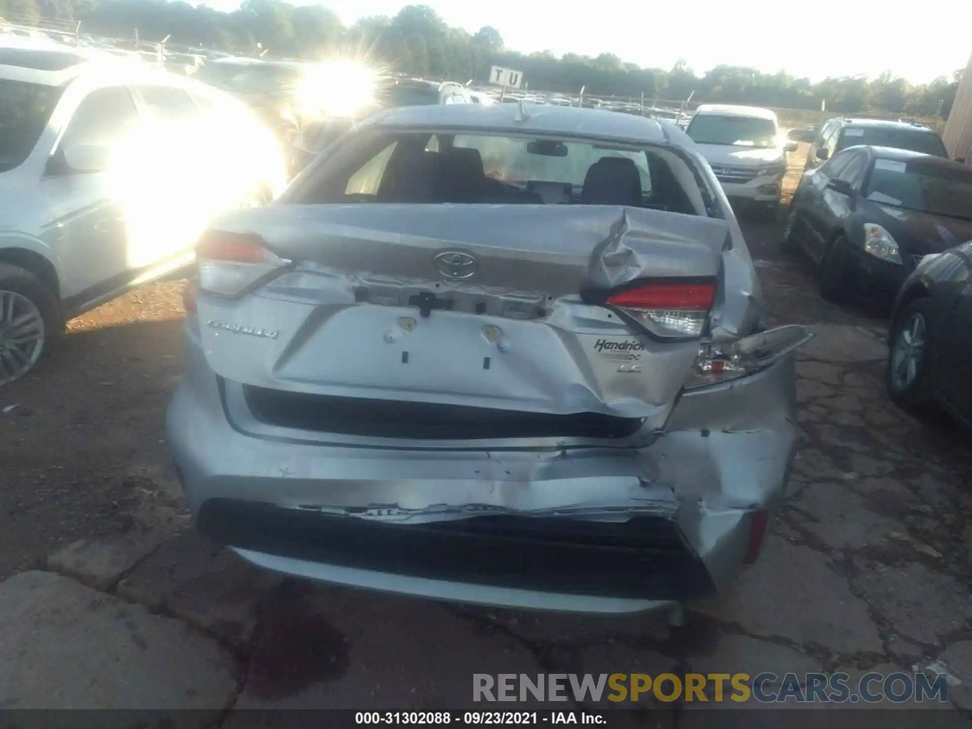 6 Photograph of a damaged car JTDEPMAE2MJ153885 TOYOTA COROLLA 2021