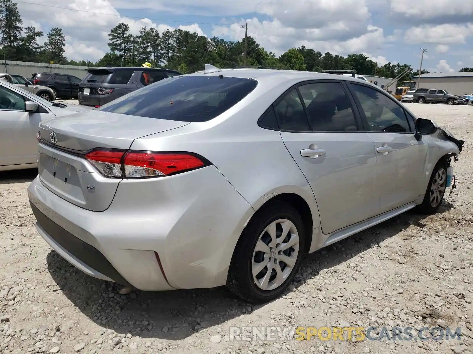 4 Photograph of a damaged car JTDEPMAE2MJ154292 TOYOTA COROLLA 2021