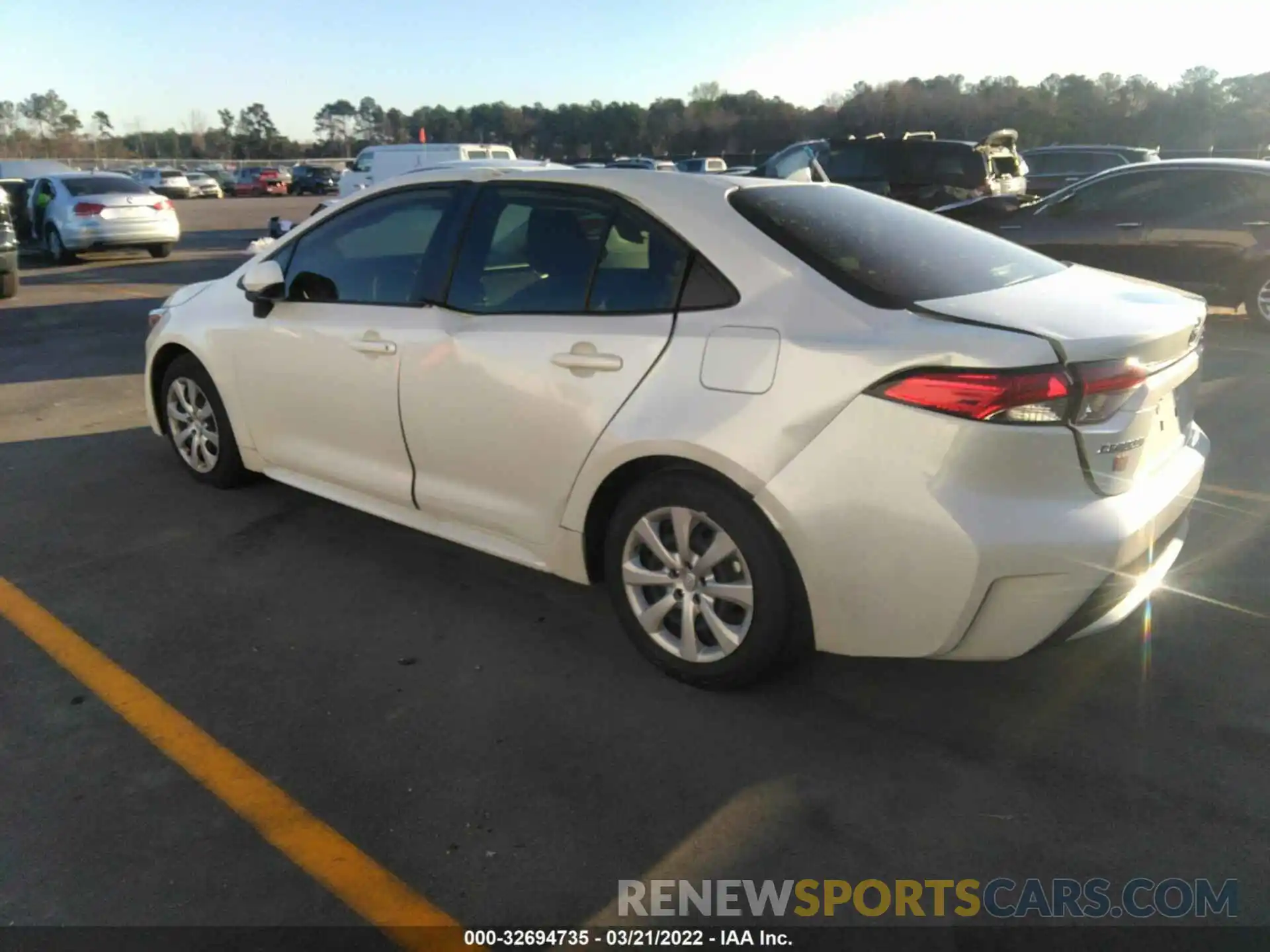 3 Photograph of a damaged car JTDEPMAE2MJ155880 TOYOTA COROLLA 2021