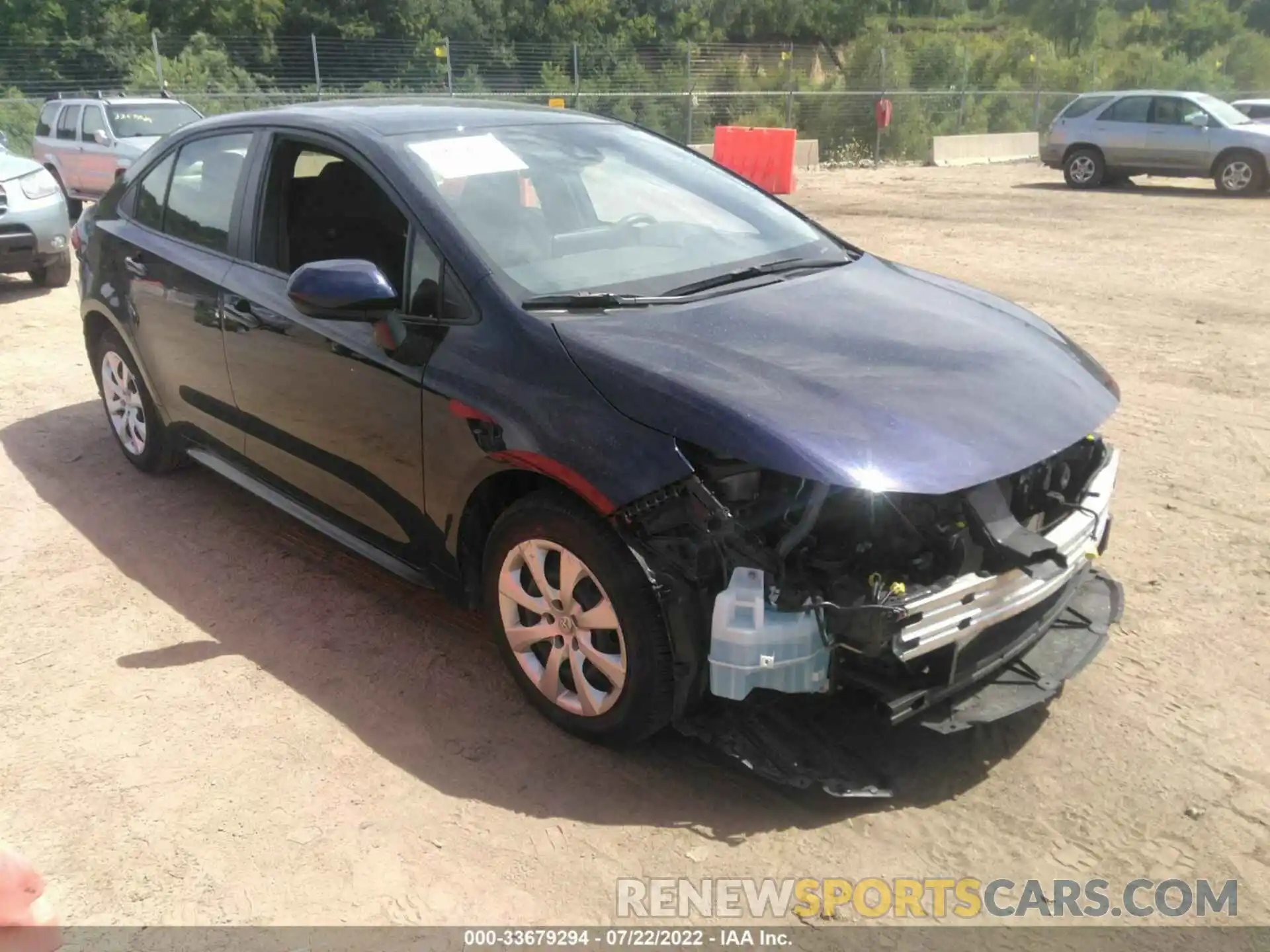 1 Photograph of a damaged car JTDEPMAE2MJ156818 TOYOTA COROLLA 2021