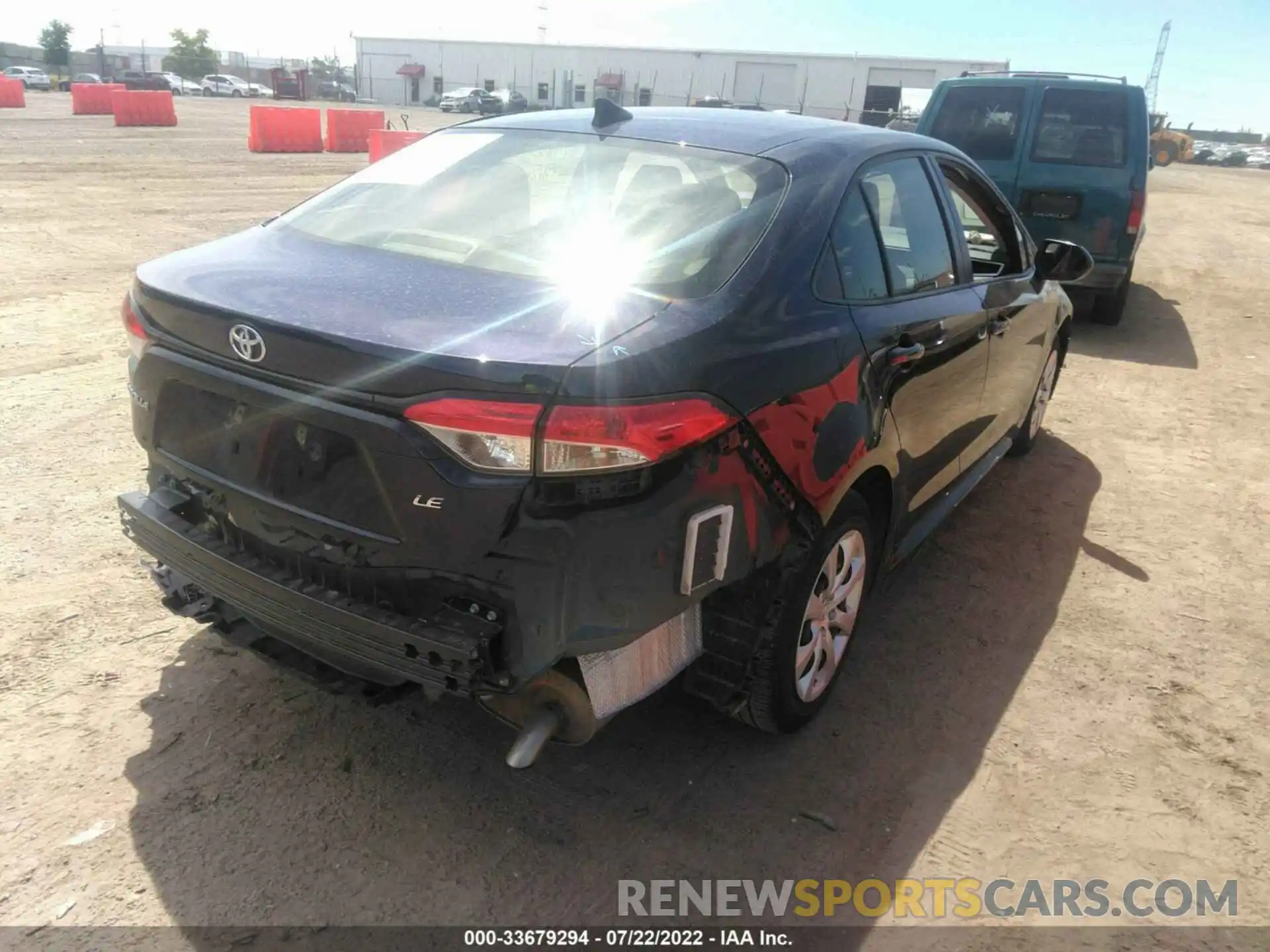 4 Photograph of a damaged car JTDEPMAE2MJ156818 TOYOTA COROLLA 2021