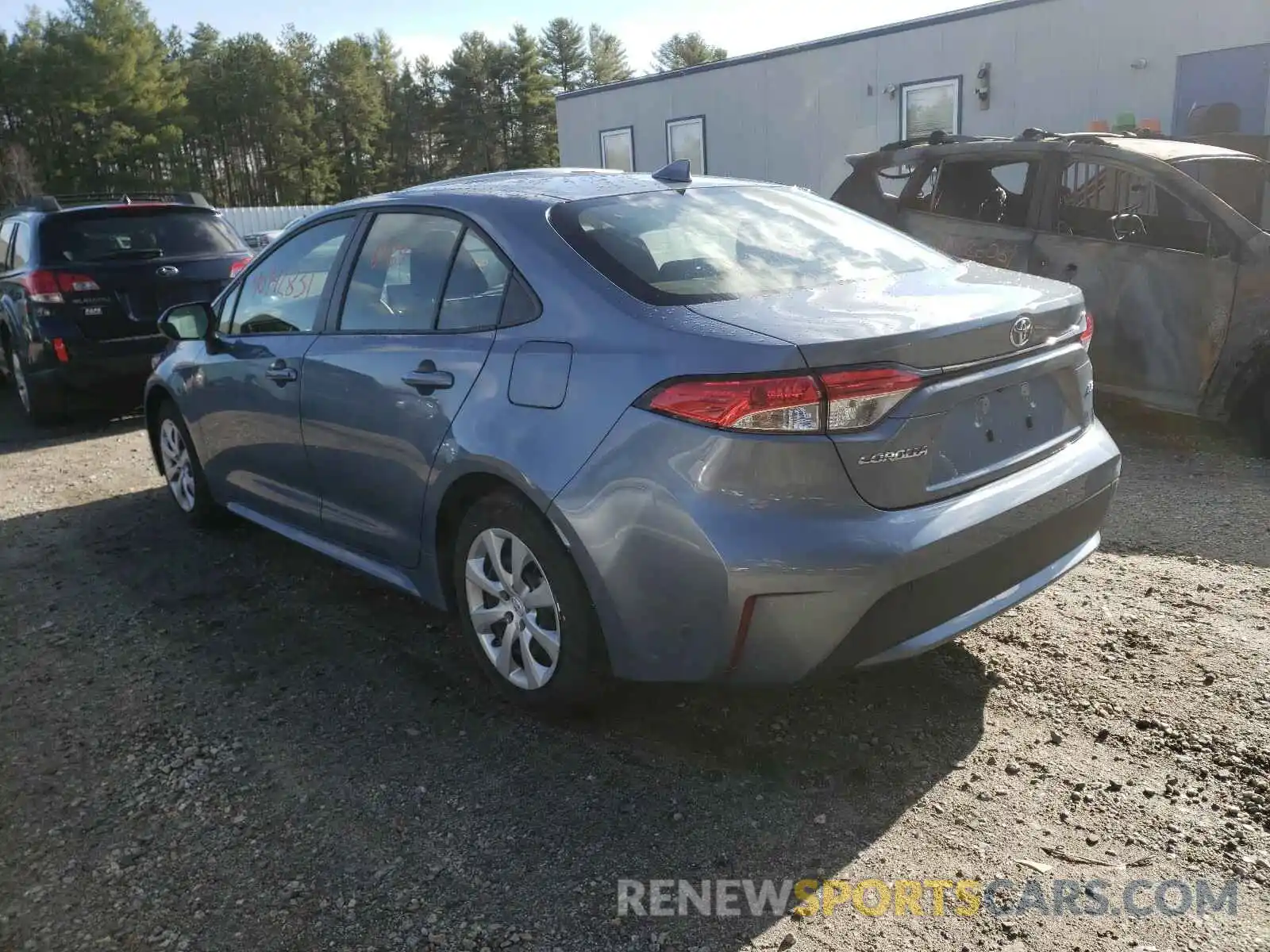 3 Photograph of a damaged car JTDEPMAE2MJ158097 TOYOTA COROLLA 2021