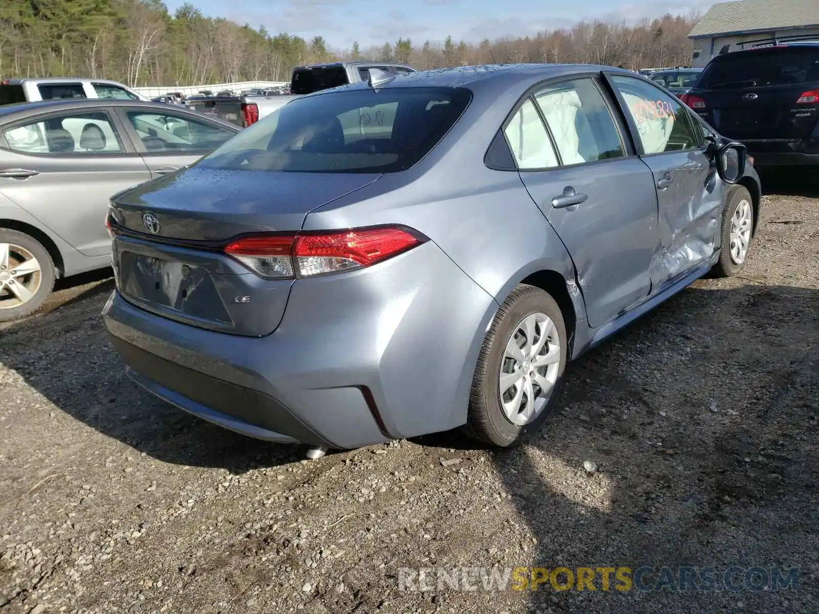 4 Photograph of a damaged car JTDEPMAE2MJ158097 TOYOTA COROLLA 2021