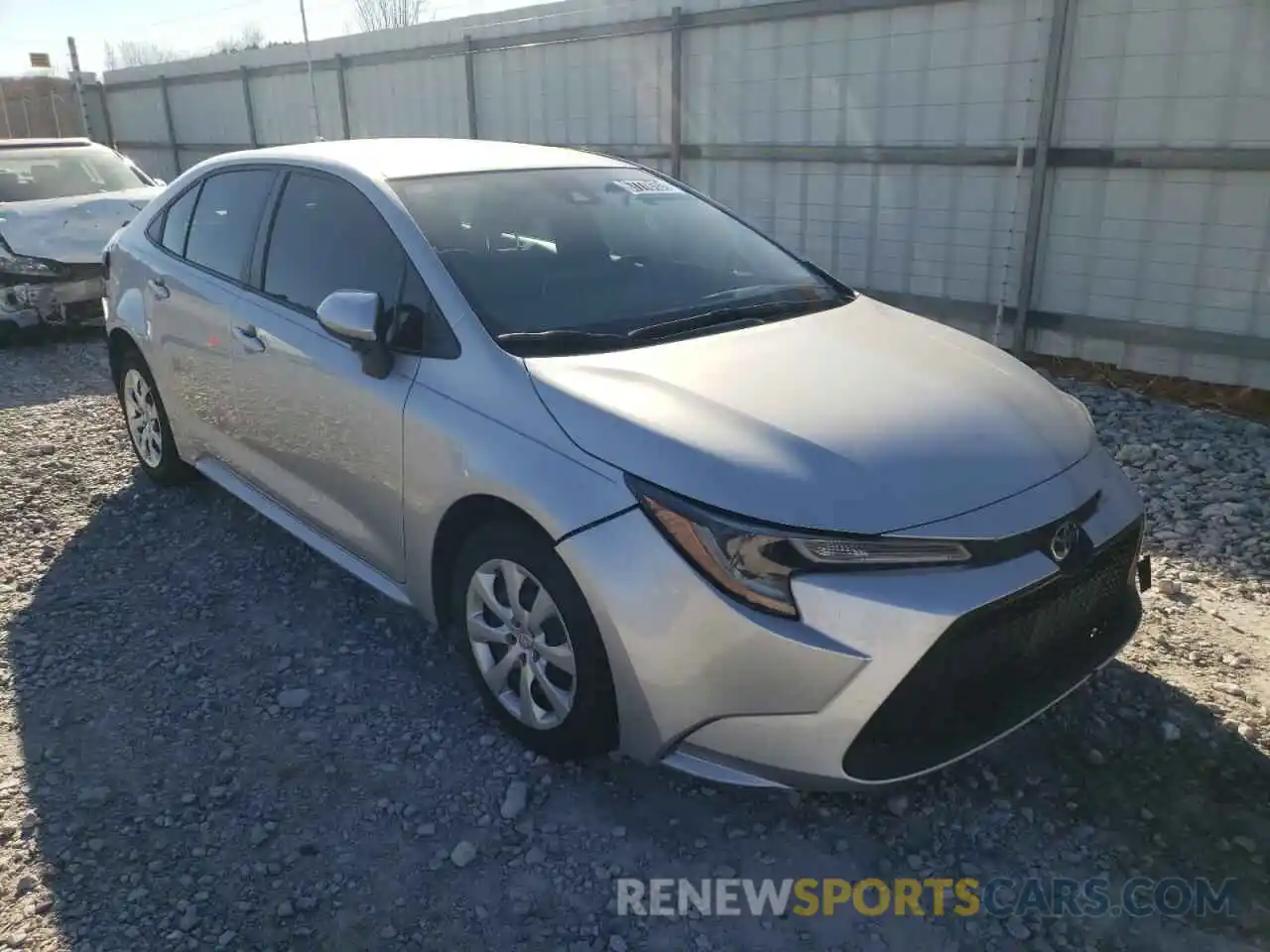 1 Photograph of a damaged car JTDEPMAE2MJ158553 TOYOTA COROLLA 2021