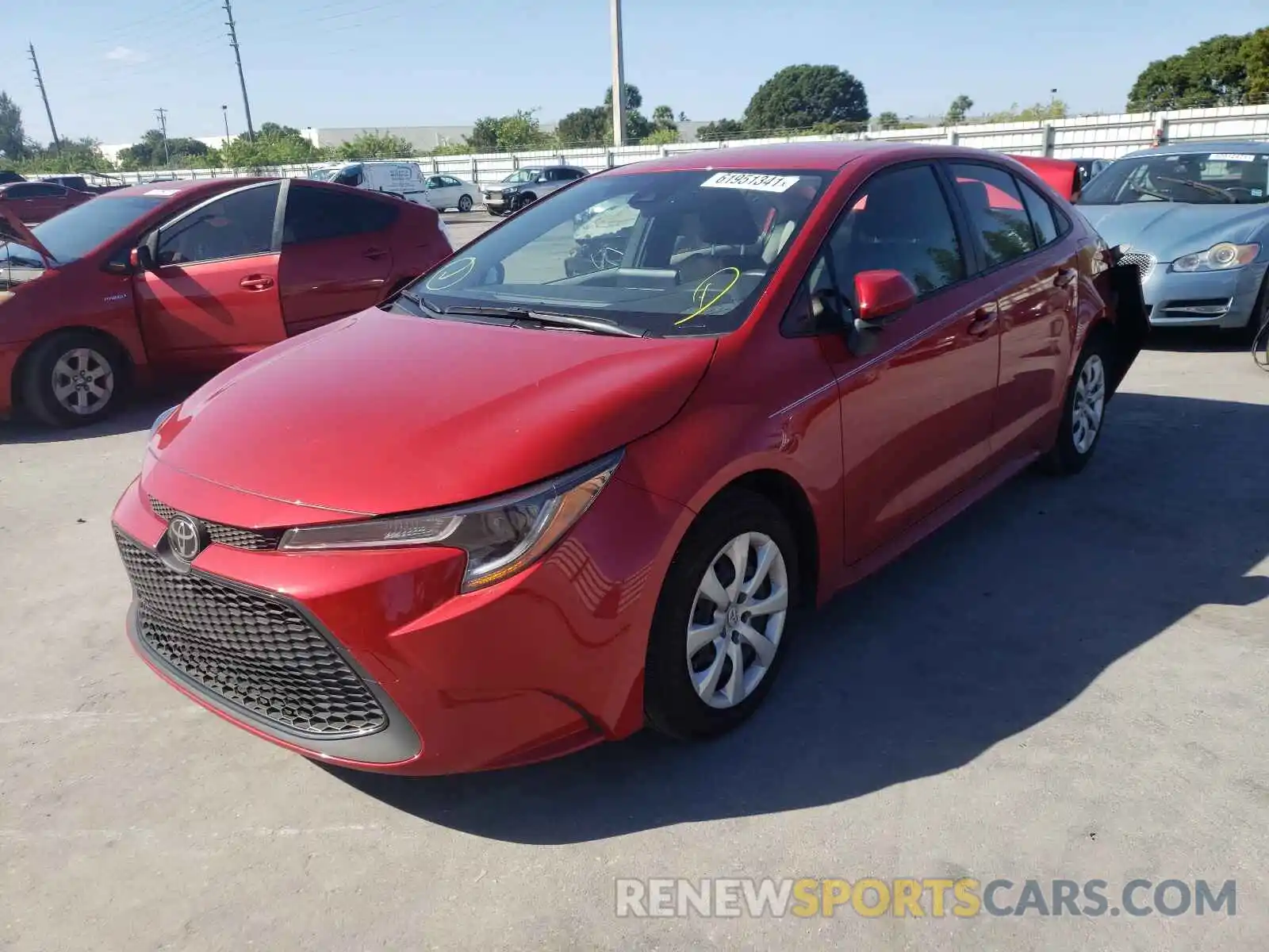 2 Photograph of a damaged car JTDEPMAE2MJ158939 TOYOTA COROLLA 2021