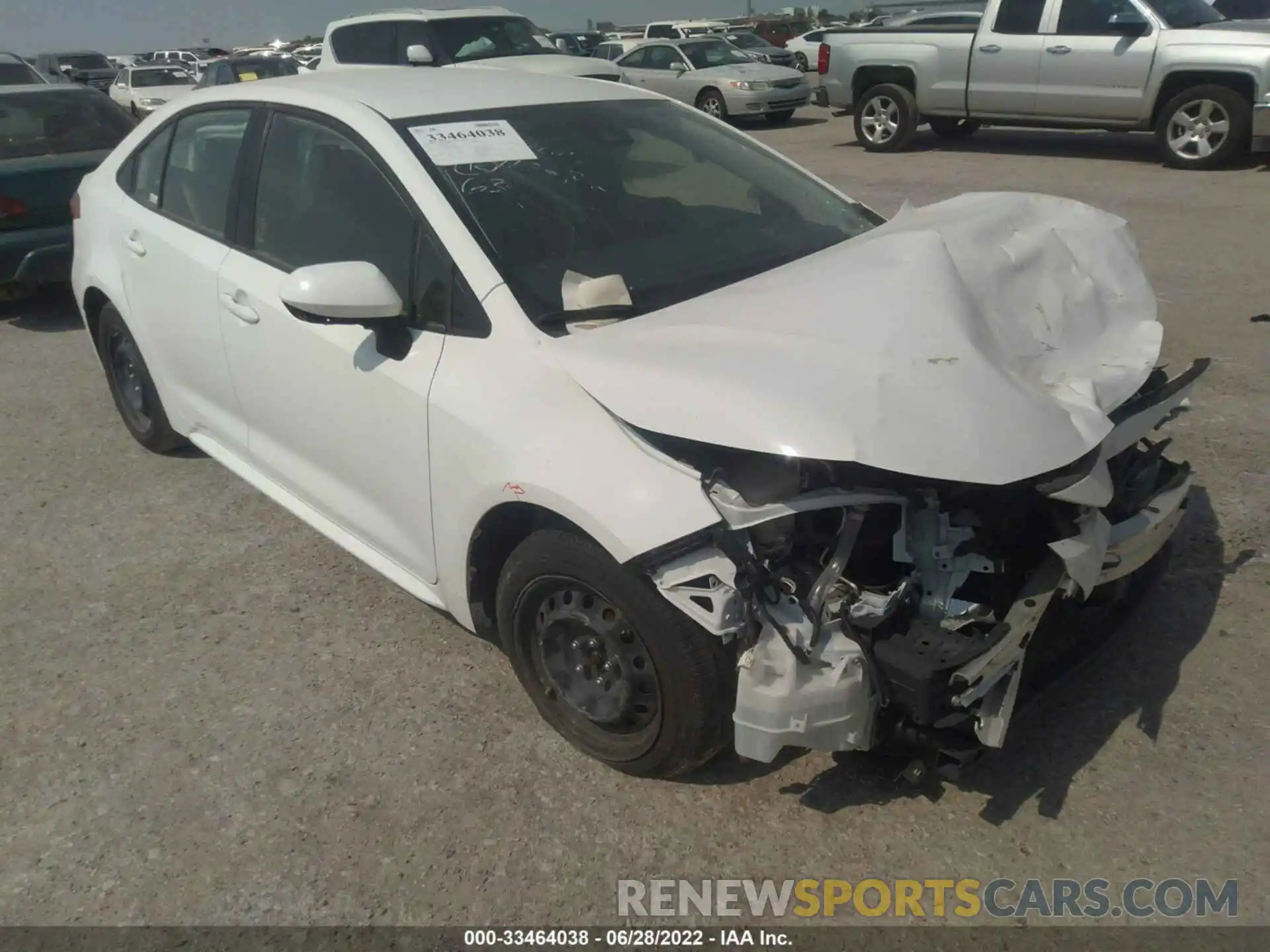 1 Photograph of a damaged car JTDEPMAE2MJ159248 TOYOTA COROLLA 2021