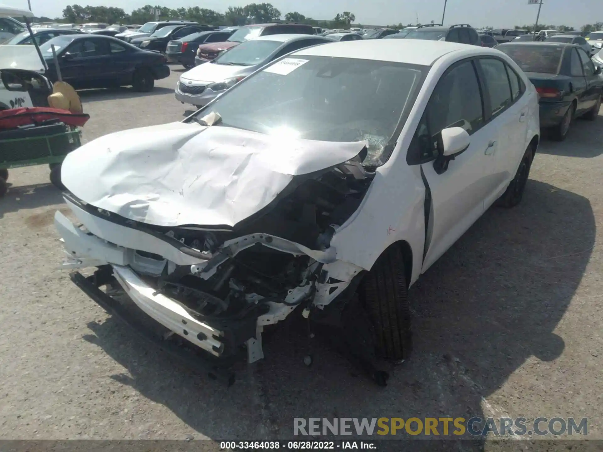 2 Photograph of a damaged car JTDEPMAE2MJ159248 TOYOTA COROLLA 2021