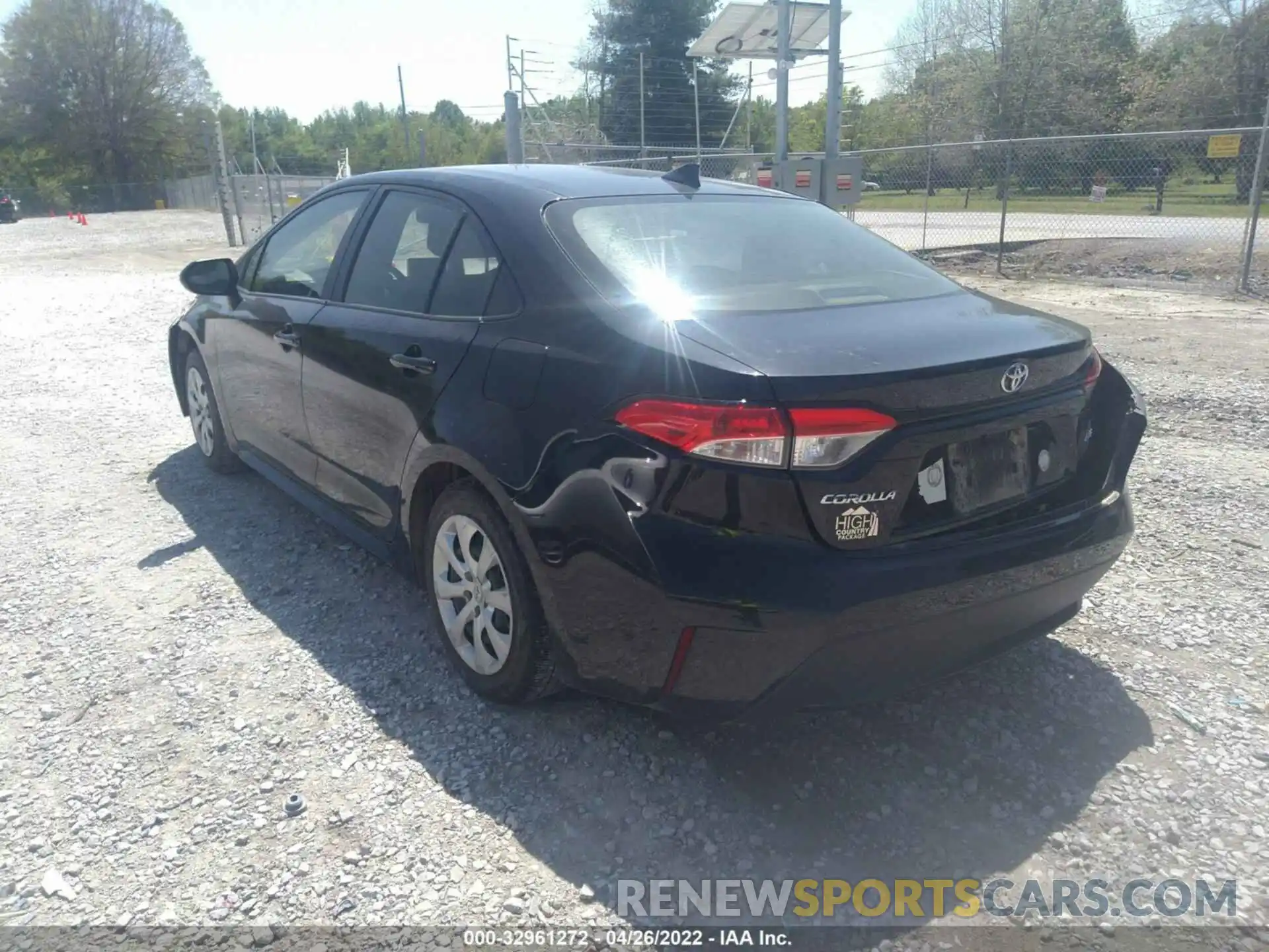 3 Photograph of a damaged car JTDEPMAE2MJ159380 TOYOTA COROLLA 2021