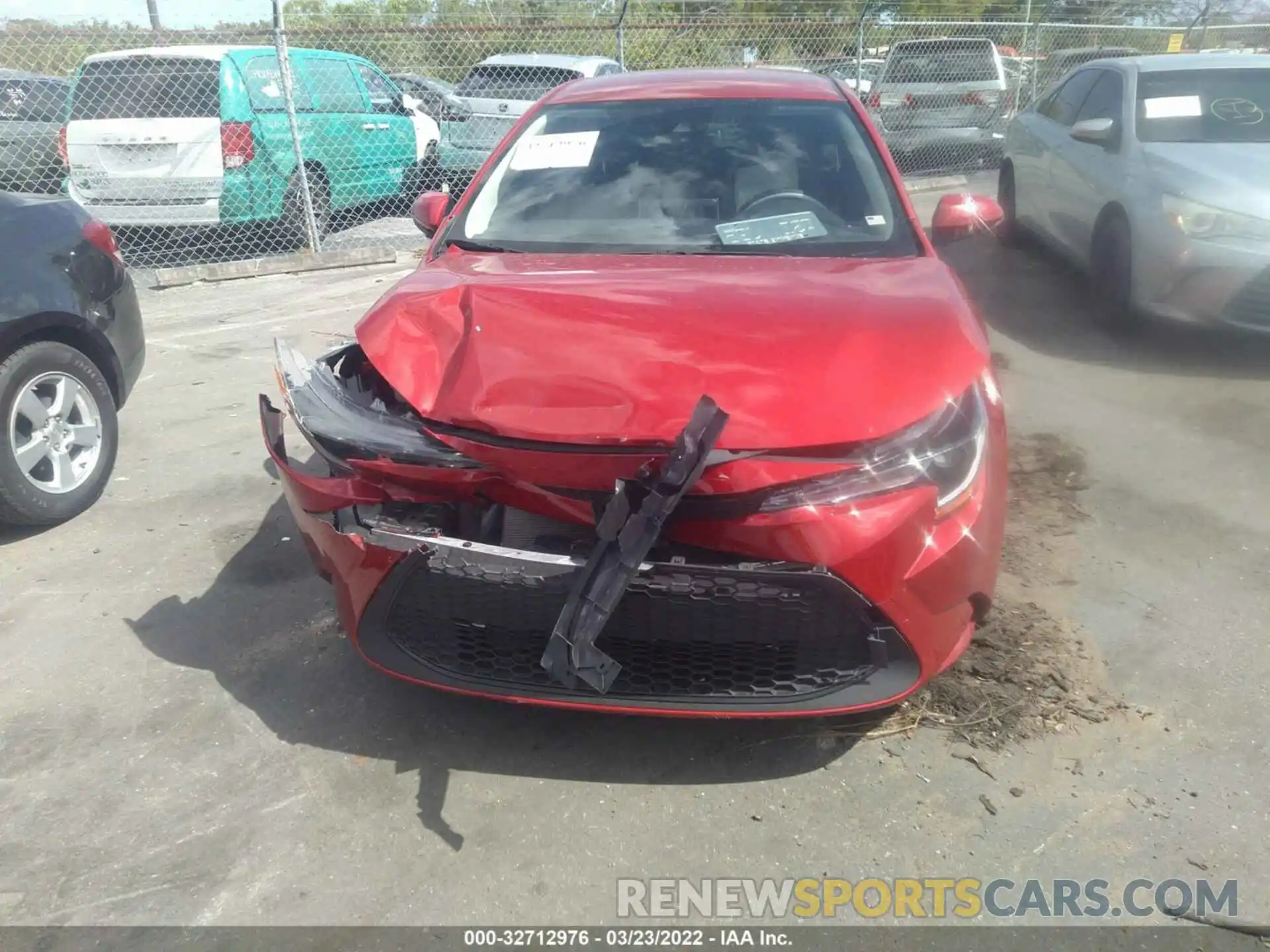 6 Photograph of a damaged car JTDEPMAE2MJ159671 TOYOTA COROLLA 2021