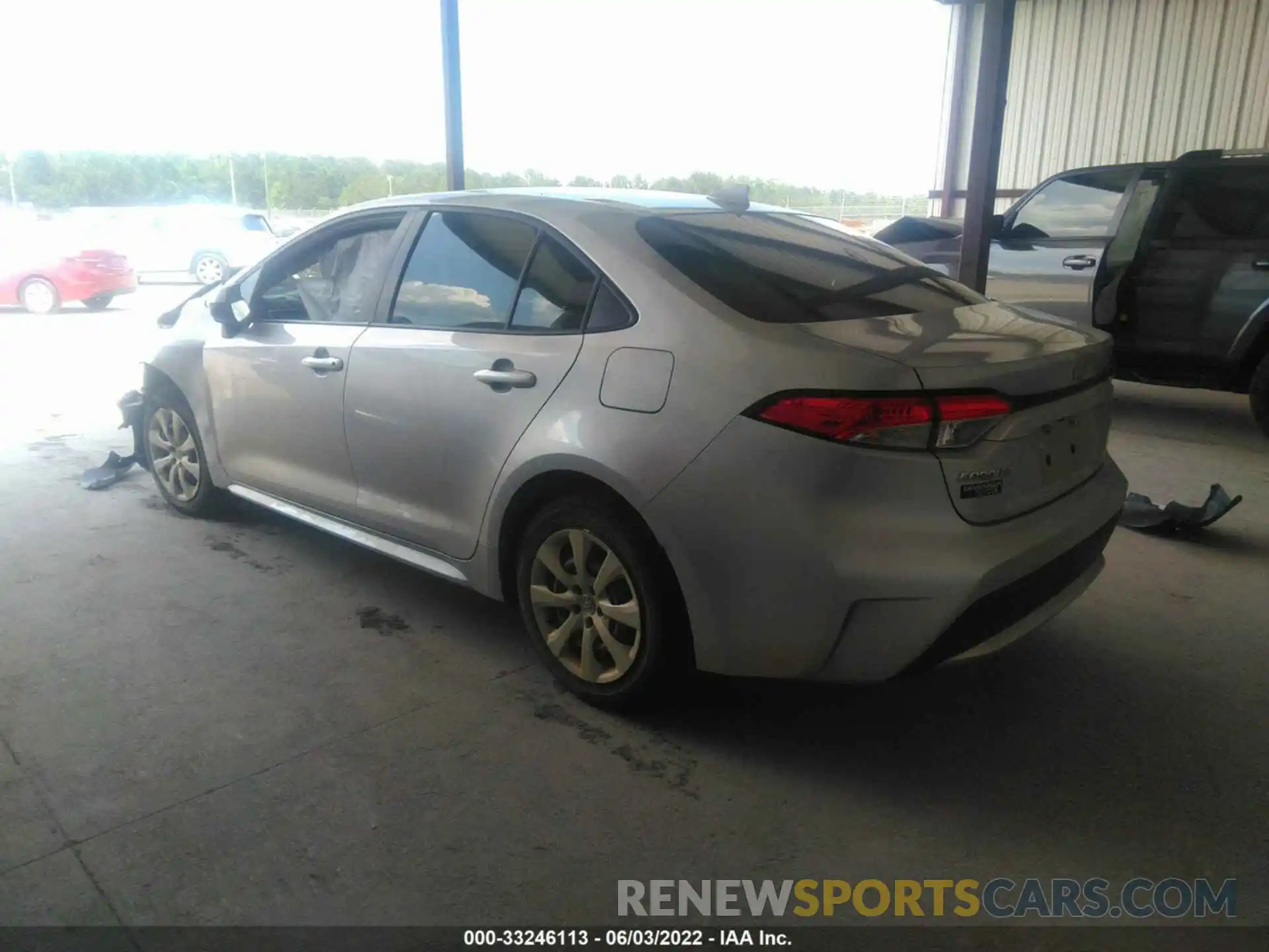 3 Photograph of a damaged car JTDEPMAE2MJ159749 TOYOTA COROLLA 2021