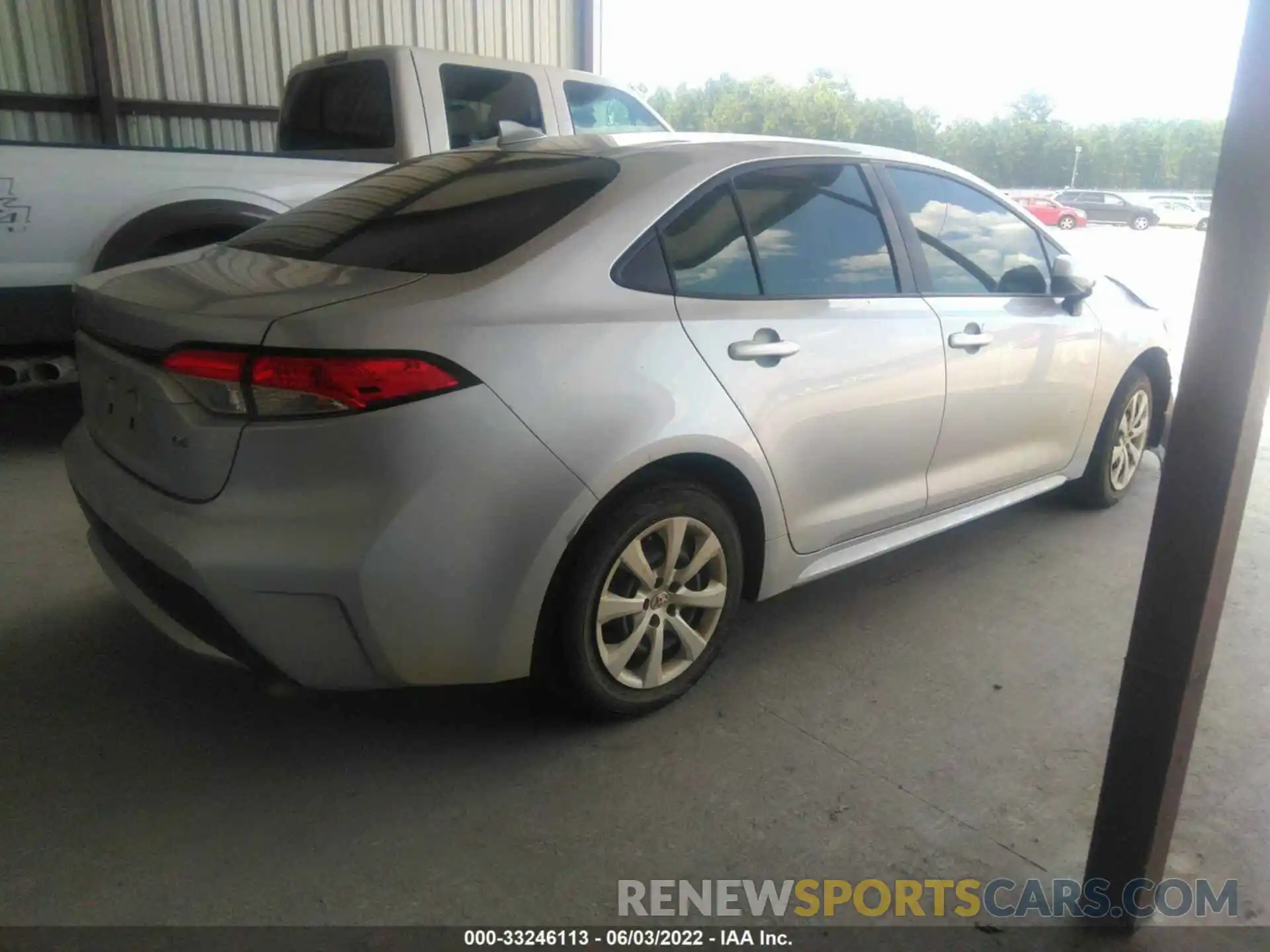 4 Photograph of a damaged car JTDEPMAE2MJ159749 TOYOTA COROLLA 2021