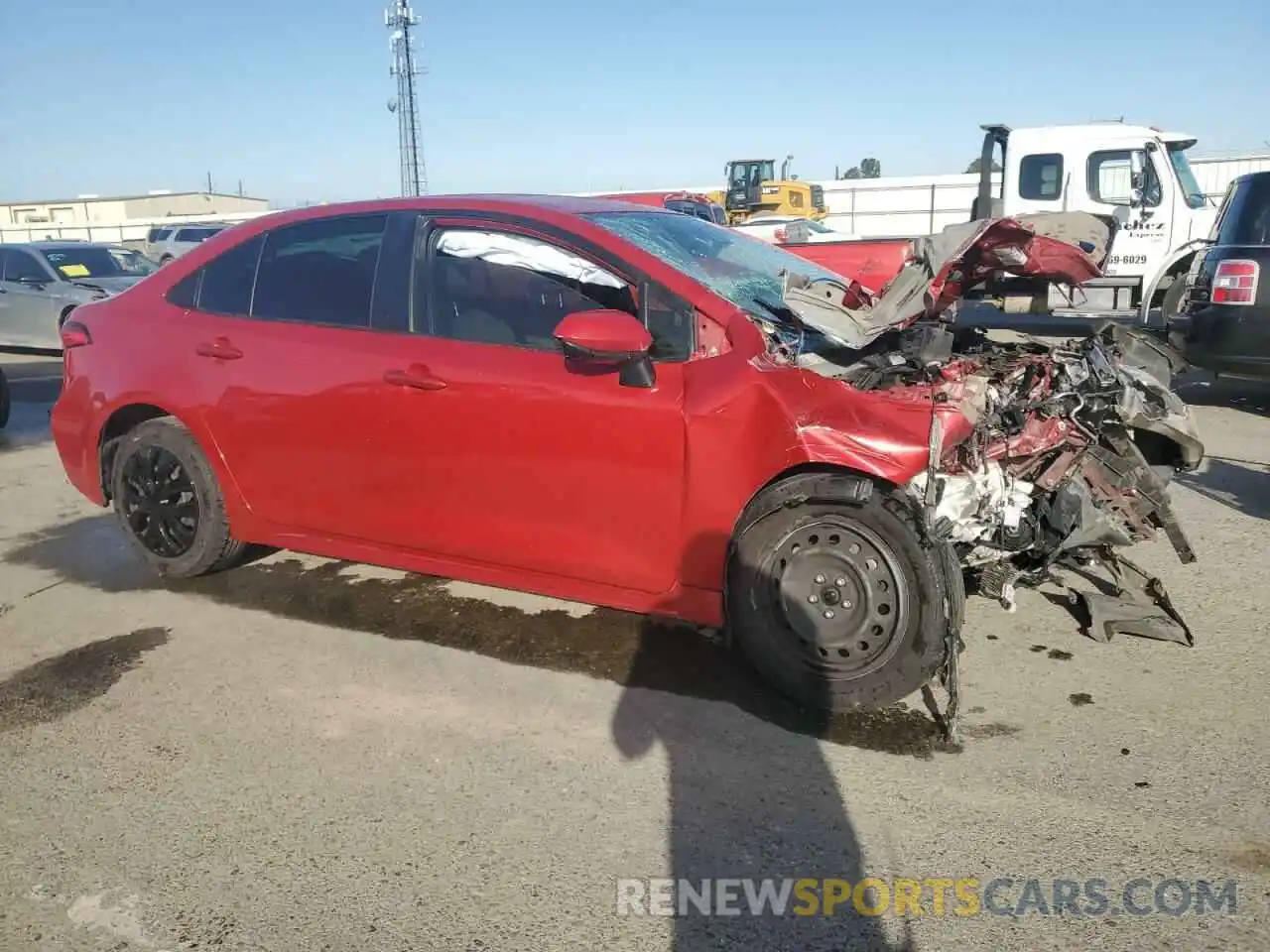 4 Photograph of a damaged car JTDEPMAE2MJ160237 TOYOTA COROLLA 2021