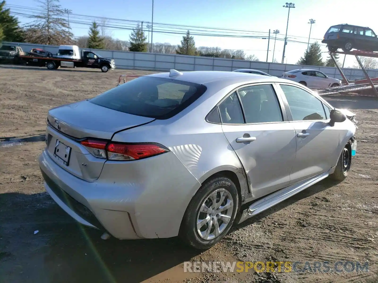 4 Photograph of a damaged car JTDEPMAE2MJ160738 TOYOTA COROLLA 2021