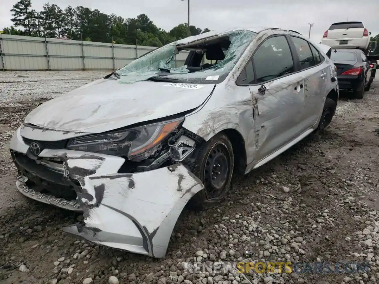 2 Photograph of a damaged car JTDEPMAE2MJ161484 TOYOTA COROLLA 2021