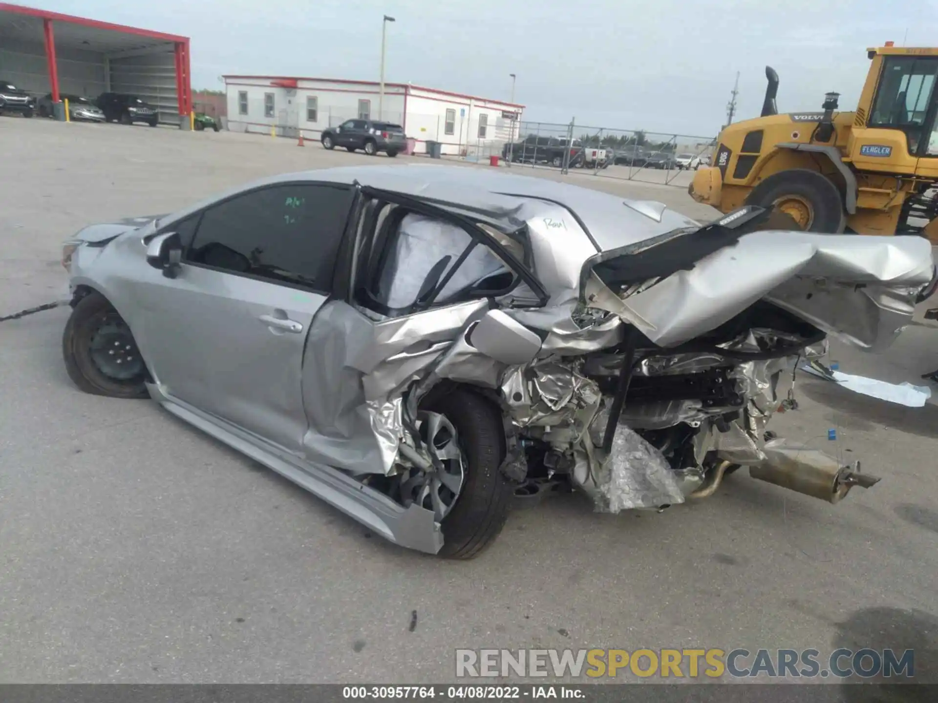 3 Photograph of a damaged car JTDEPMAE2MJ161971 TOYOTA COROLLA 2021