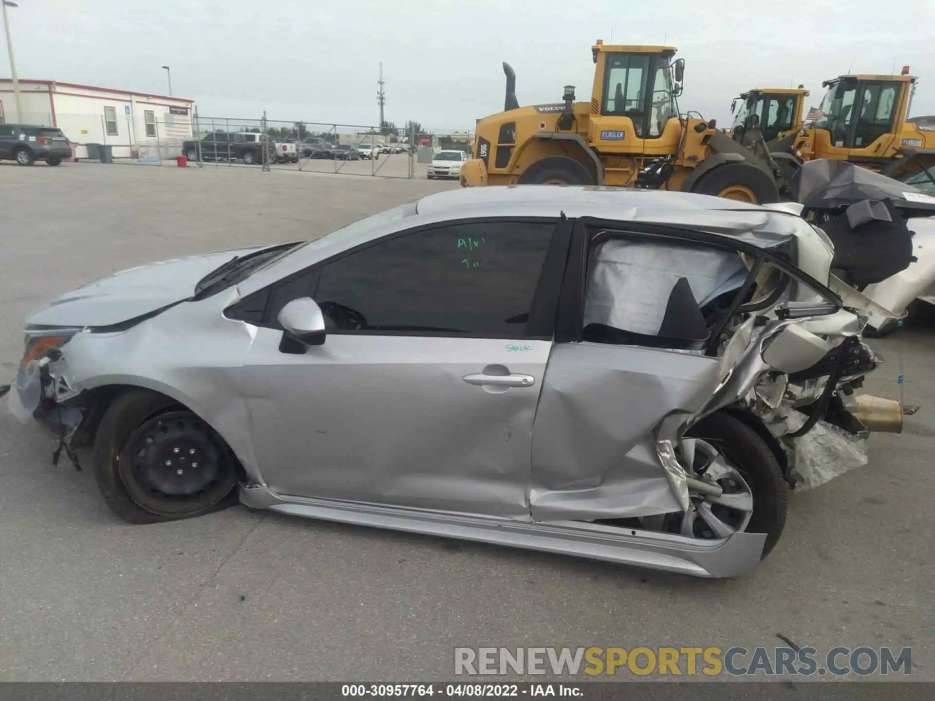 6 Photograph of a damaged car JTDEPMAE2MJ161971 TOYOTA COROLLA 2021