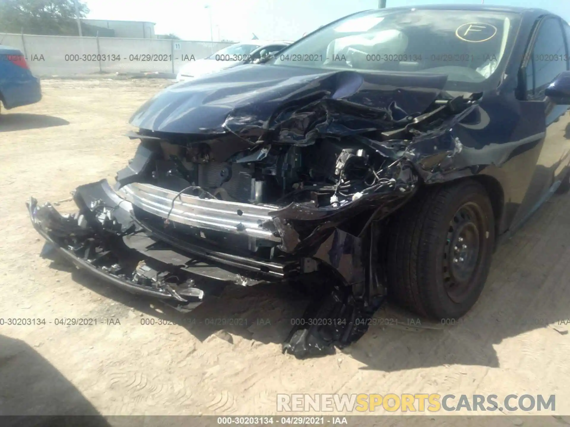 6 Photograph of a damaged car JTDEPMAE2MJ162327 TOYOTA COROLLA 2021