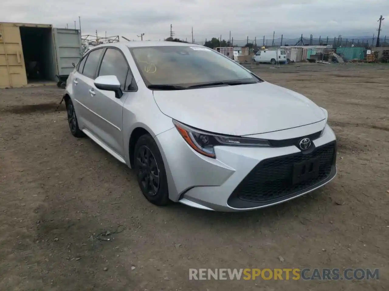 1 Photograph of a damaged car JTDEPMAE2MJ162991 TOYOTA COROLLA 2021