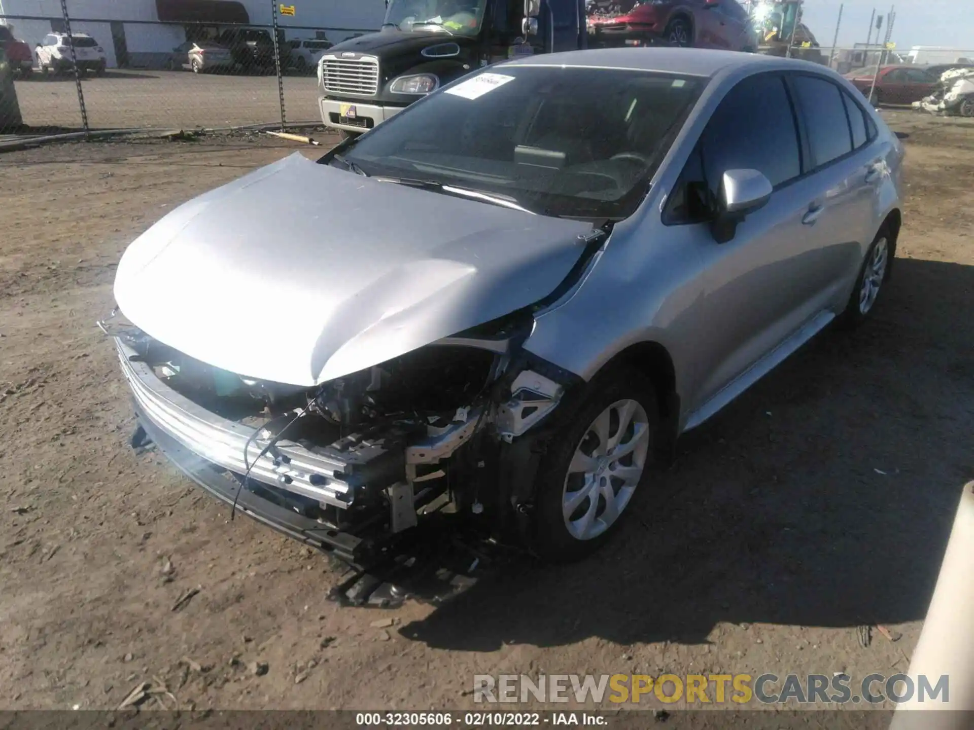 2 Photograph of a damaged car JTDEPMAE2MJ163302 TOYOTA COROLLA 2021