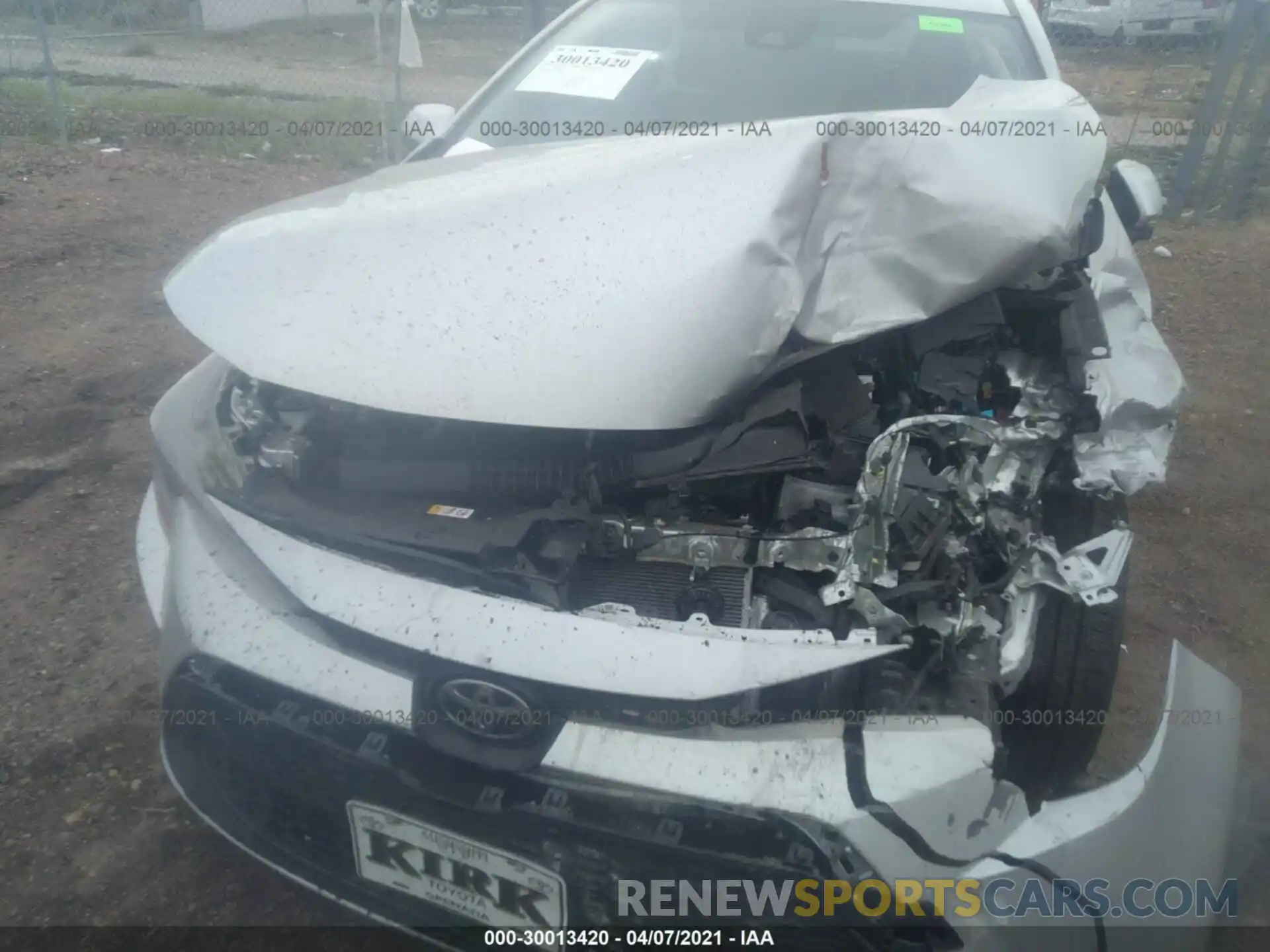 6 Photograph of a damaged car JTDEPMAE2MJ163798 TOYOTA COROLLA 2021