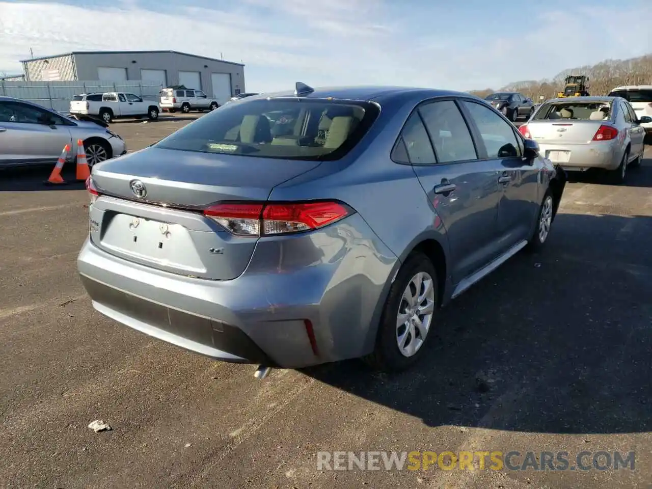 4 Photograph of a damaged car JTDEPMAE2MJ163803 TOYOTA COROLLA 2021