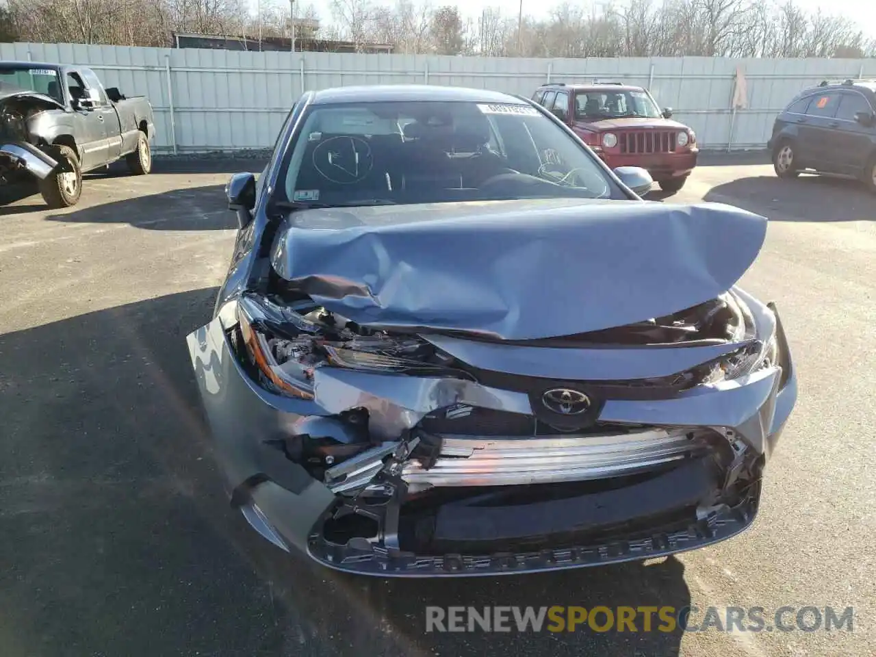 9 Photograph of a damaged car JTDEPMAE2MJ163803 TOYOTA COROLLA 2021