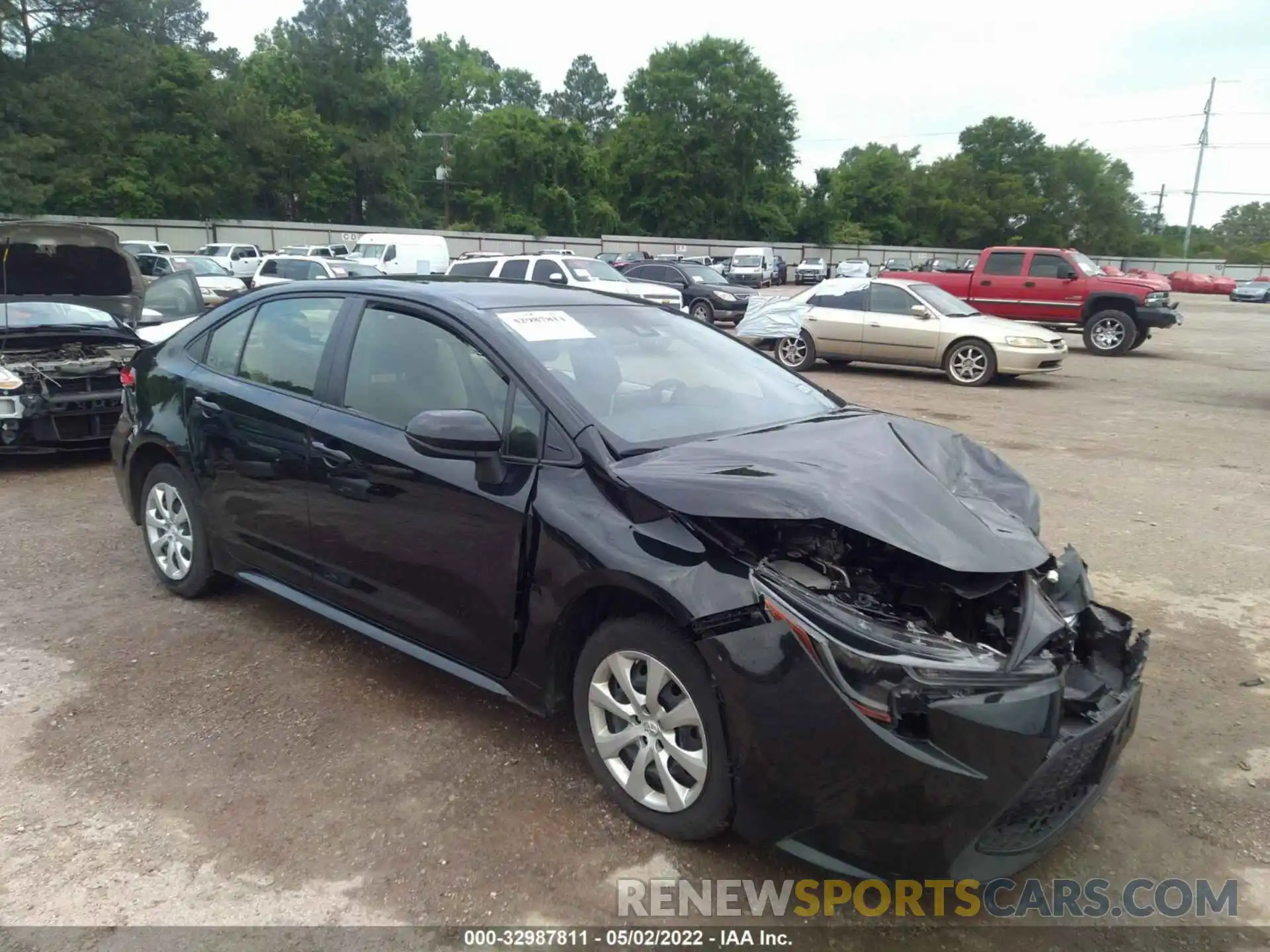 1 Photograph of a damaged car JTDEPMAE2MJ164997 TOYOTA COROLLA 2021