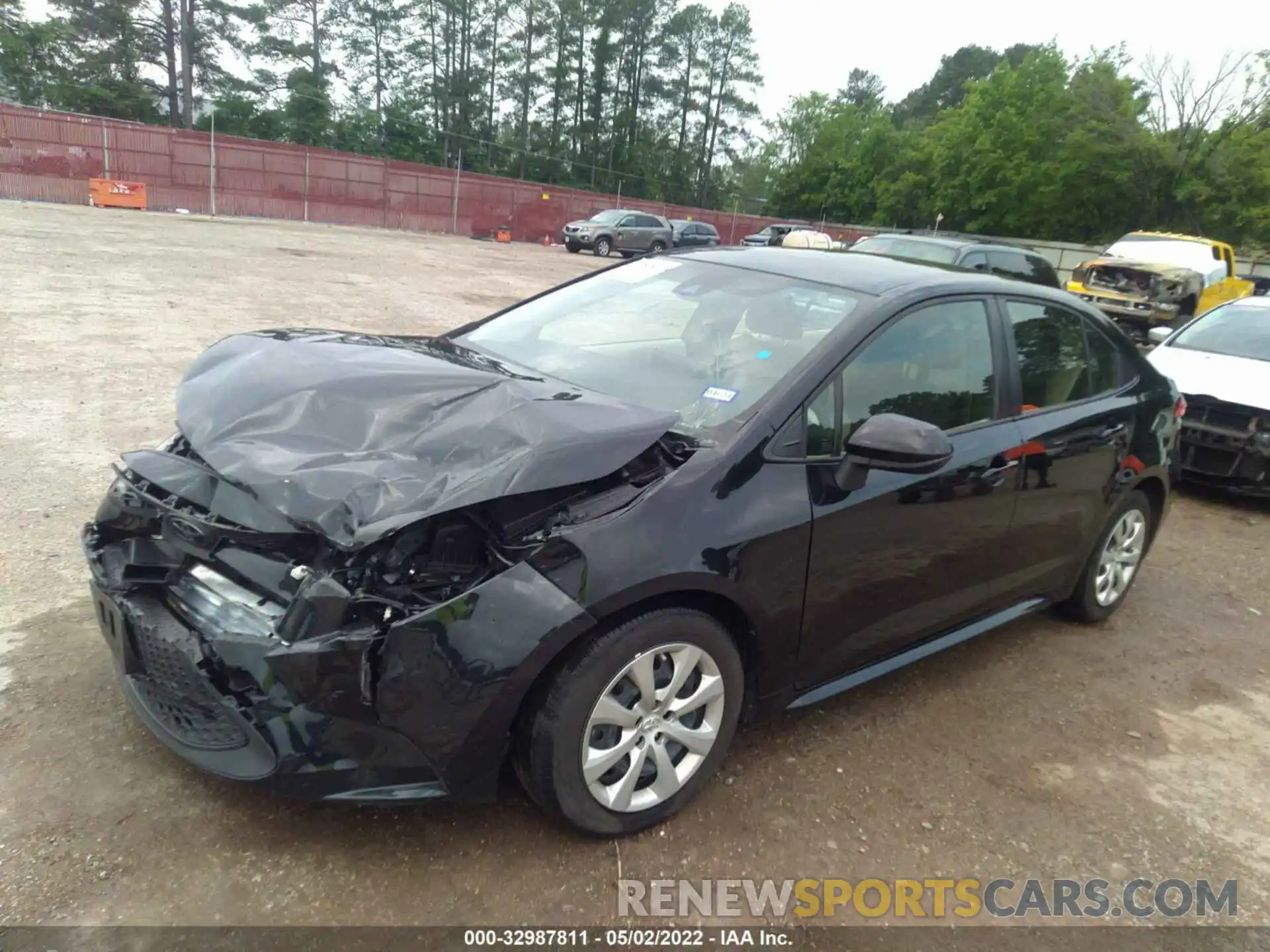 2 Photograph of a damaged car JTDEPMAE2MJ164997 TOYOTA COROLLA 2021