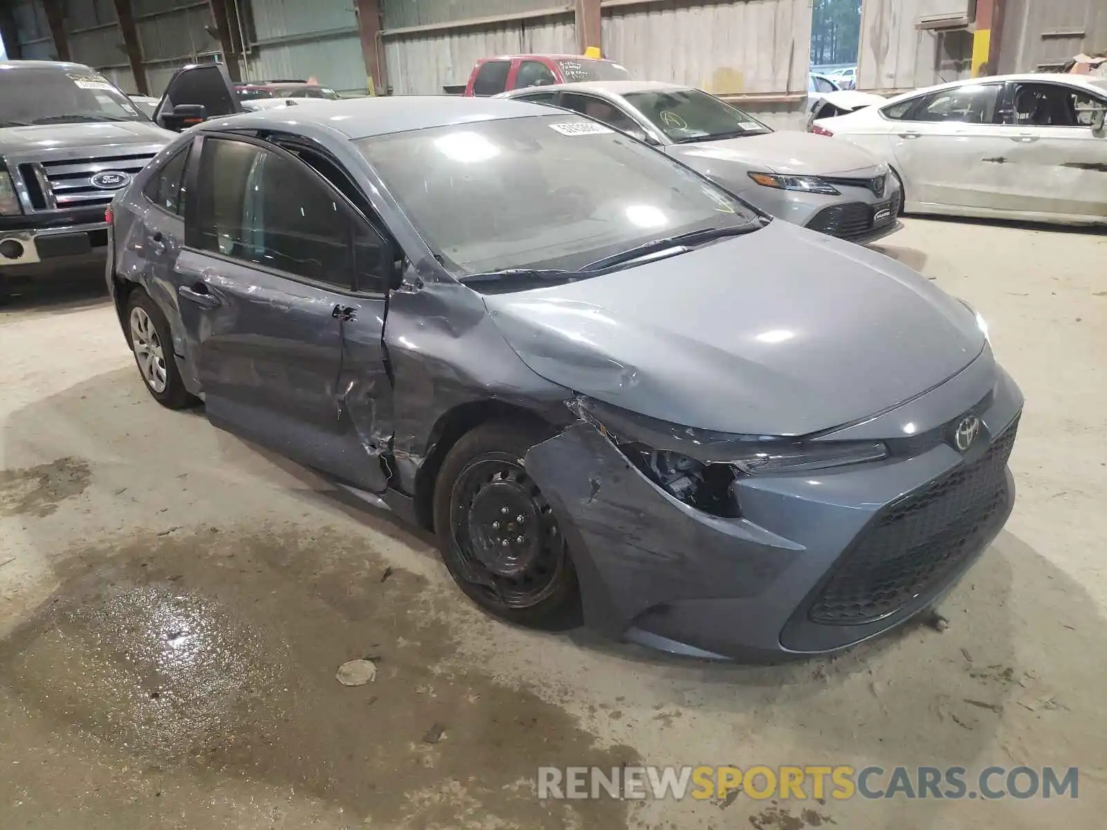 1 Photograph of a damaged car JTDEPMAE2MJ165812 TOYOTA COROLLA 2021