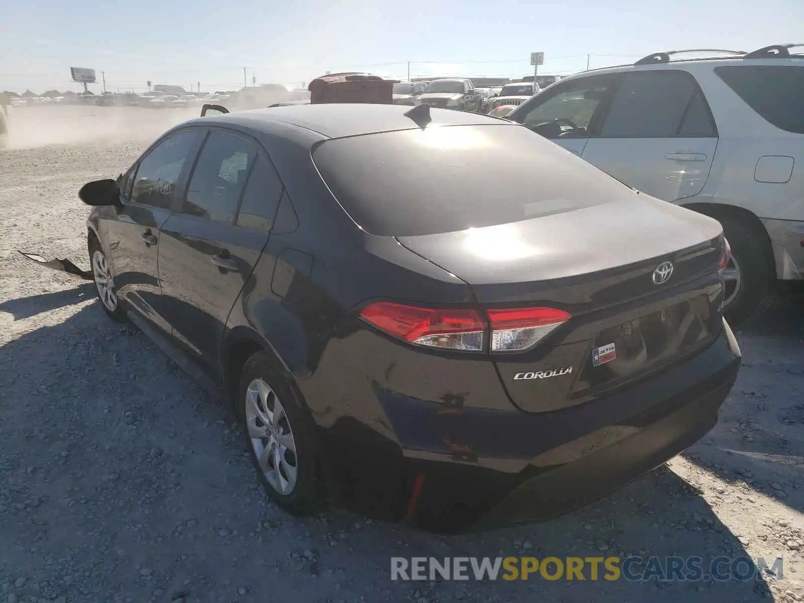 3 Photograph of a damaged car JTDEPMAE2MJ167236 TOYOTA COROLLA 2021