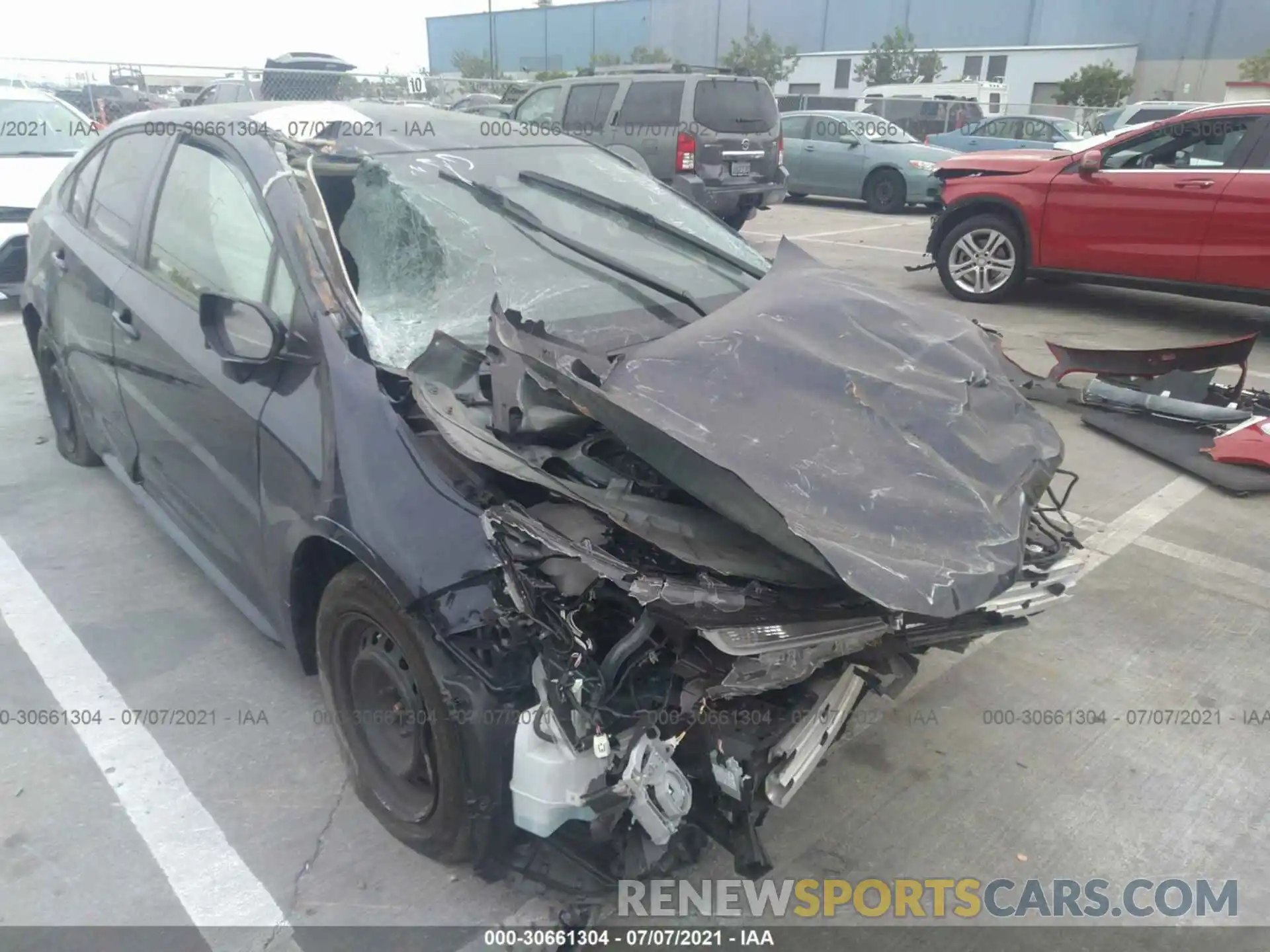 6 Photograph of a damaged car JTDEPMAE2MJ169245 TOYOTA COROLLA 2021