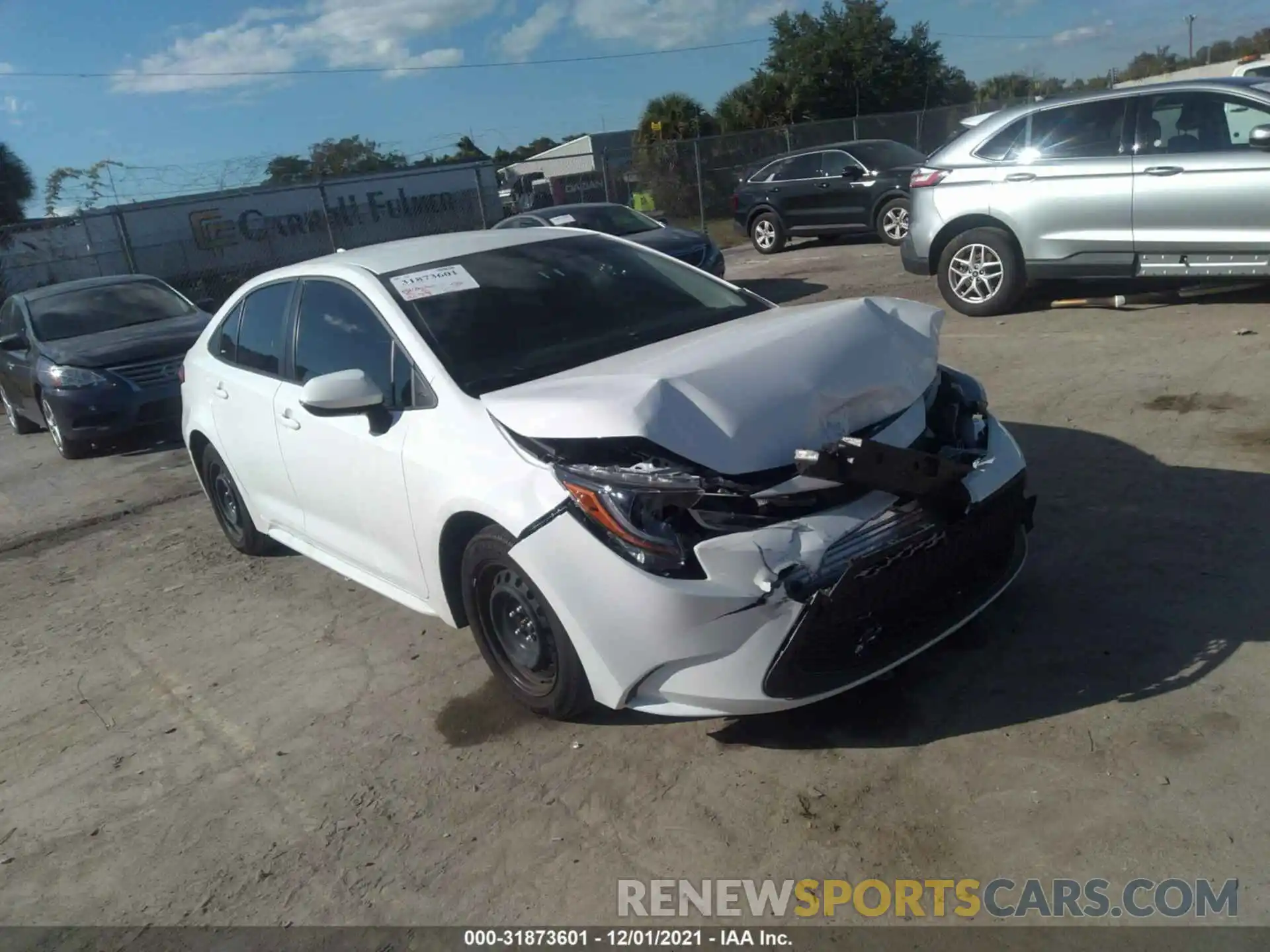 1 Photograph of a damaged car JTDEPMAE2MJ170170 TOYOTA COROLLA 2021