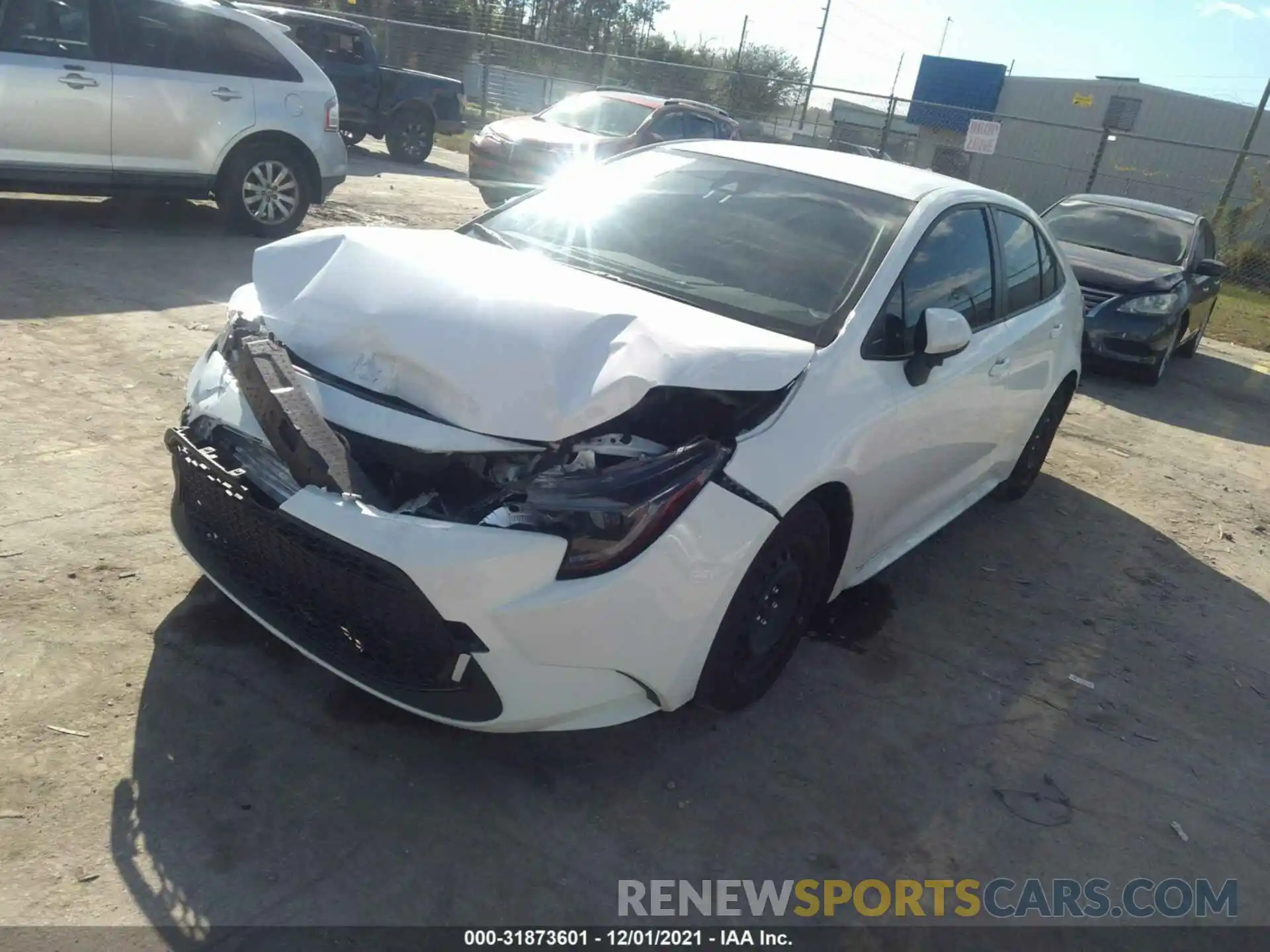 2 Photograph of a damaged car JTDEPMAE2MJ170170 TOYOTA COROLLA 2021