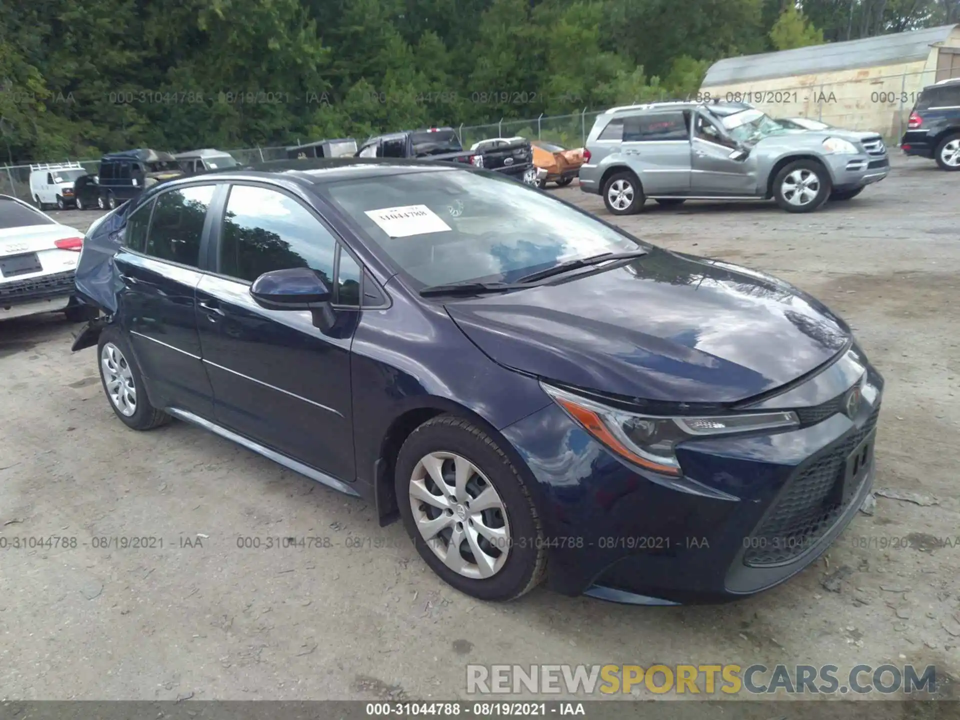 1 Photograph of a damaged car JTDEPMAE2MJ170816 TOYOTA COROLLA 2021