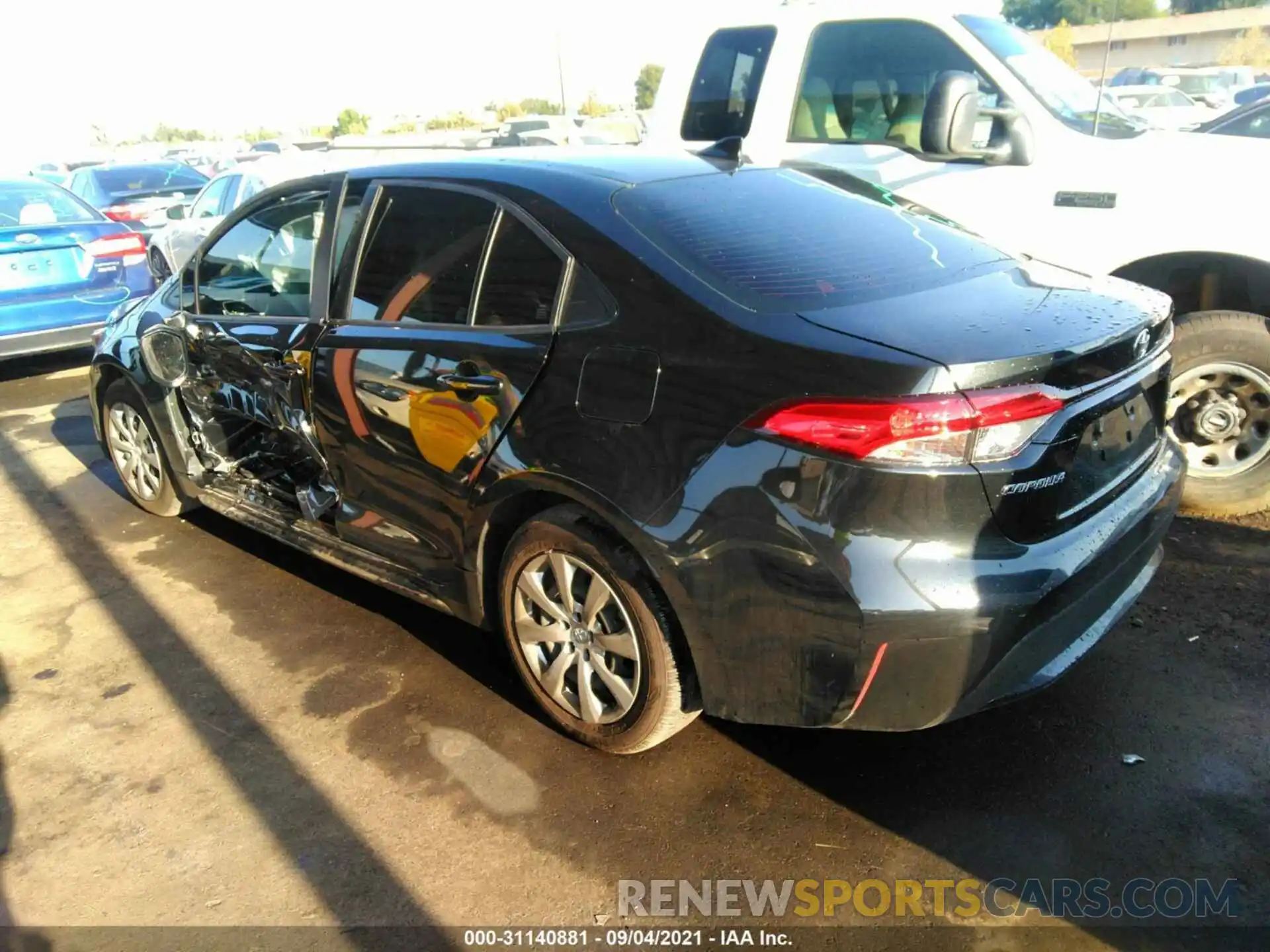 3 Photograph of a damaged car JTDEPMAE2MJ171478 TOYOTA COROLLA 2021