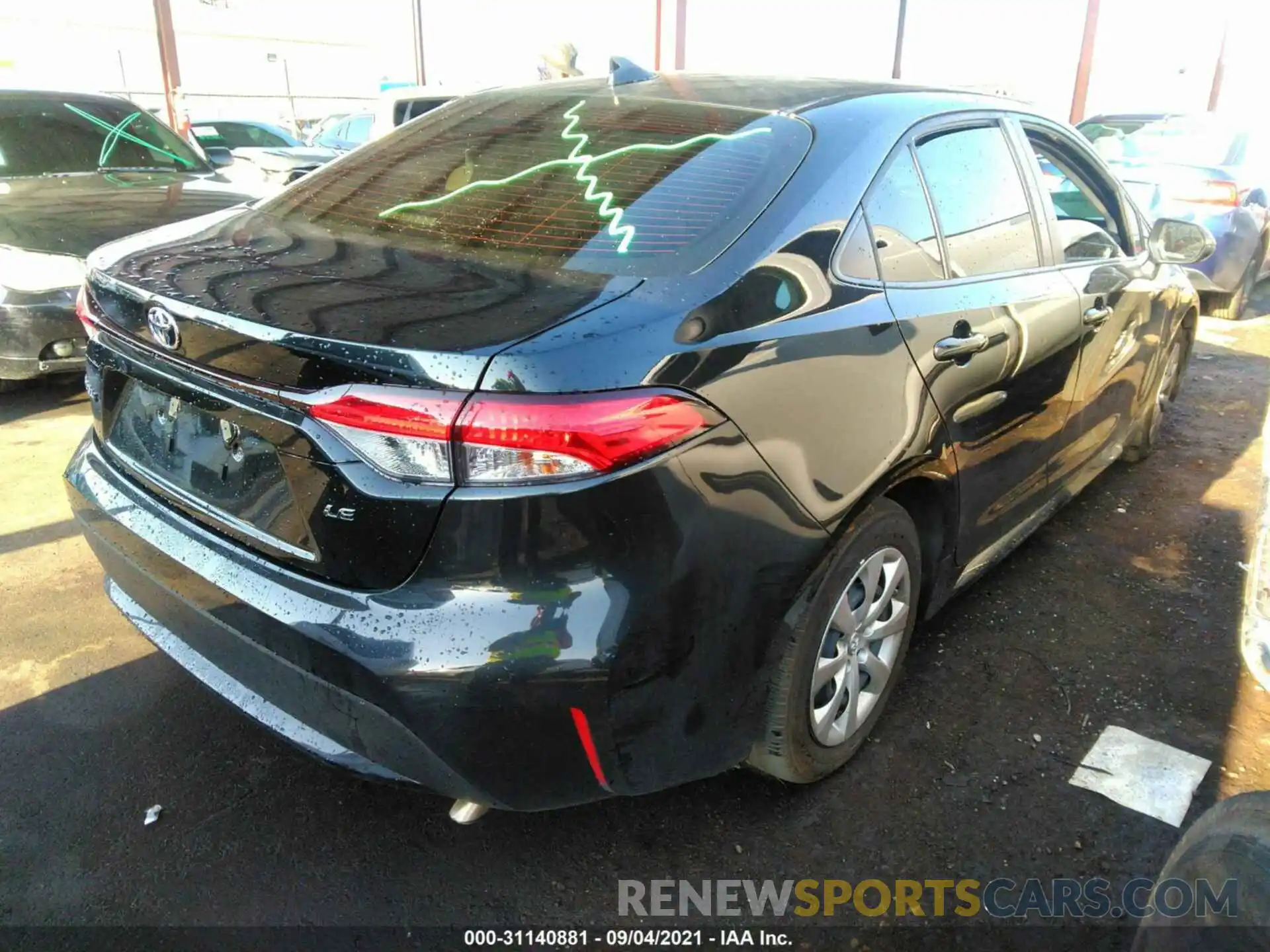 4 Photograph of a damaged car JTDEPMAE2MJ171478 TOYOTA COROLLA 2021