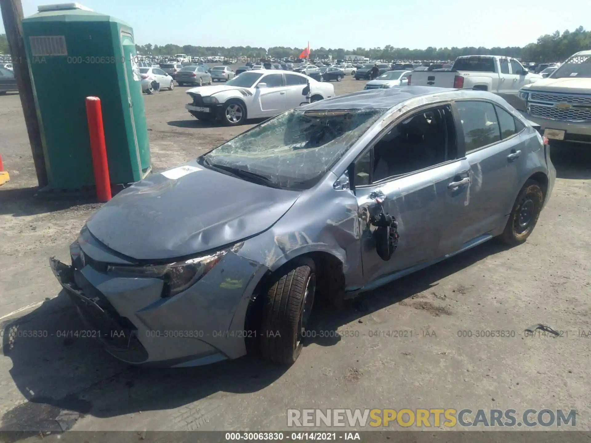 2 Photograph of a damaged car JTDEPMAE2MJ172341 TOYOTA COROLLA 2021