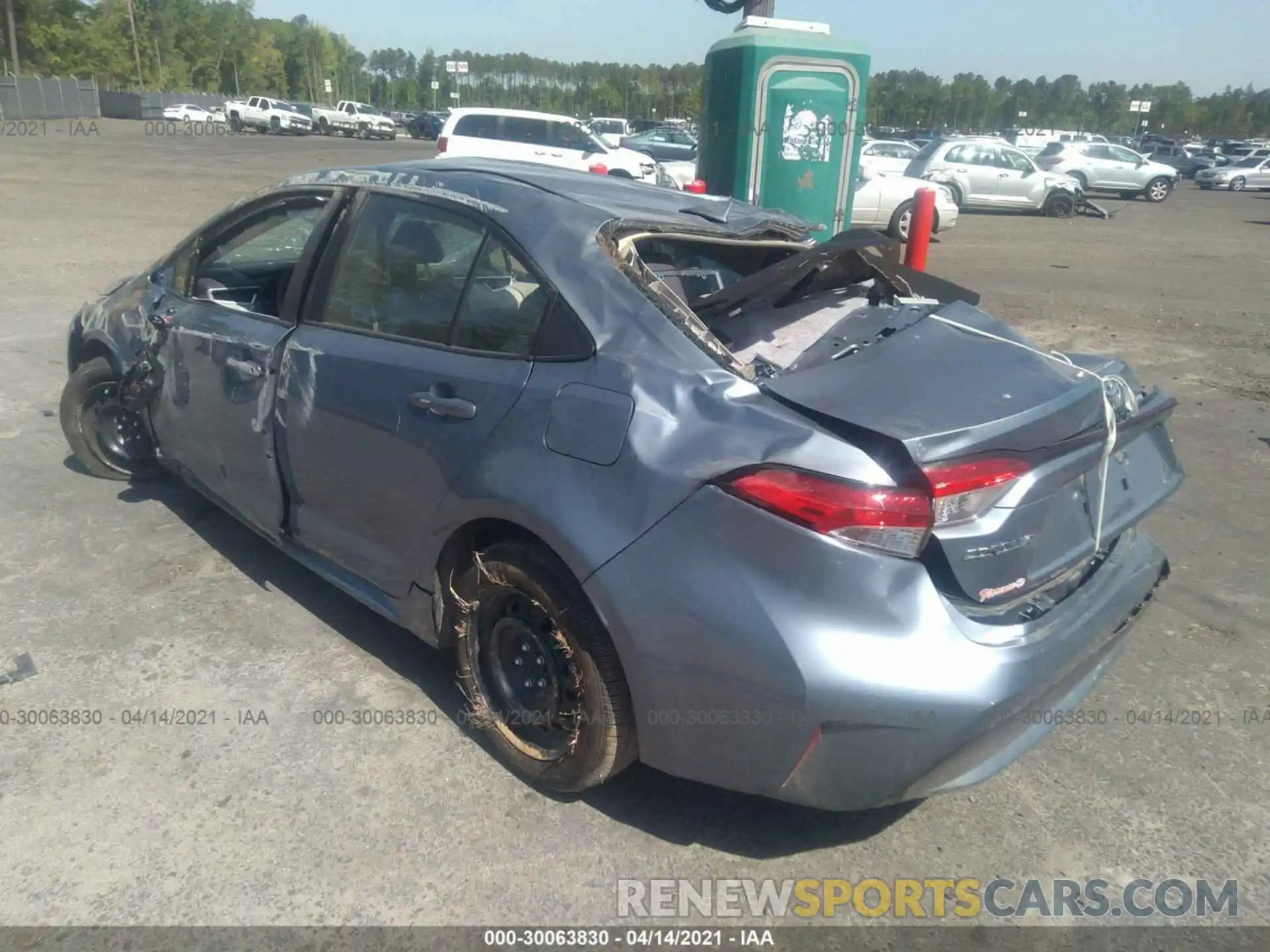 3 Photograph of a damaged car JTDEPMAE2MJ172341 TOYOTA COROLLA 2021