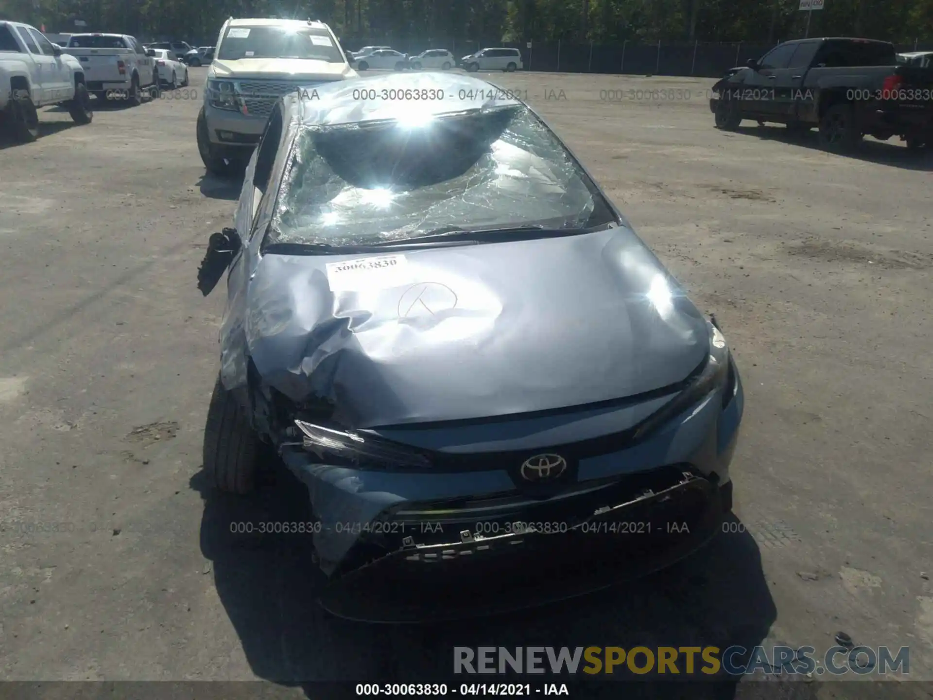 6 Photograph of a damaged car JTDEPMAE2MJ172341 TOYOTA COROLLA 2021