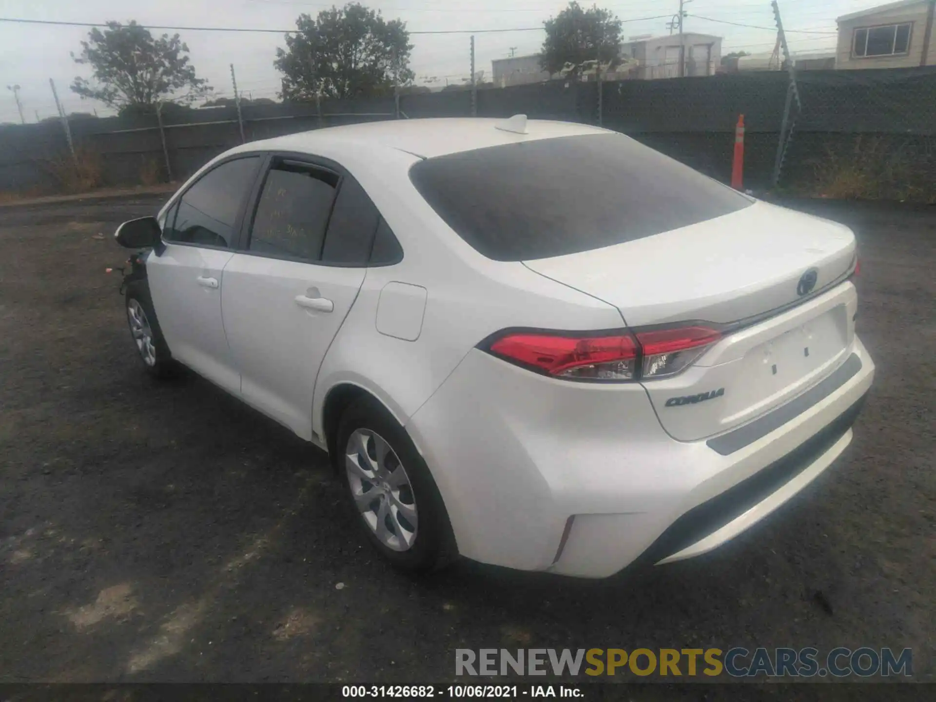 3 Photograph of a damaged car JTDEPMAE2MJ172551 TOYOTA COROLLA 2021