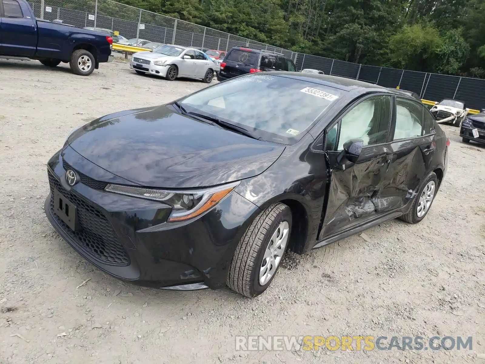 2 Photograph of a damaged car JTDEPMAE2MJ172985 TOYOTA COROLLA 2021