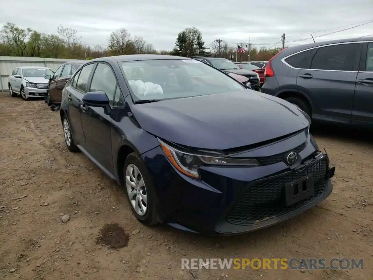 1 Photograph of a damaged car JTDEPMAE2MJ174137 TOYOTA COROLLA 2021