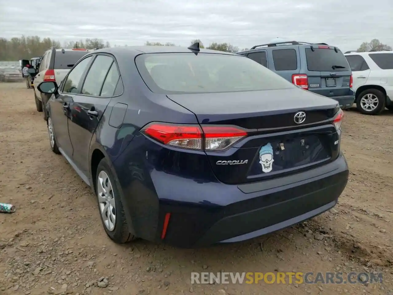 3 Photograph of a damaged car JTDEPMAE2MJ174137 TOYOTA COROLLA 2021