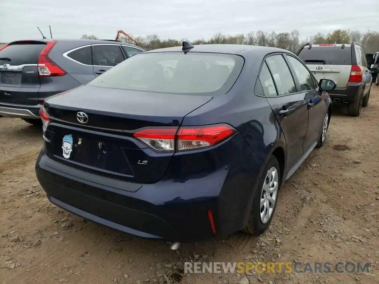 4 Photograph of a damaged car JTDEPMAE2MJ174137 TOYOTA COROLLA 2021