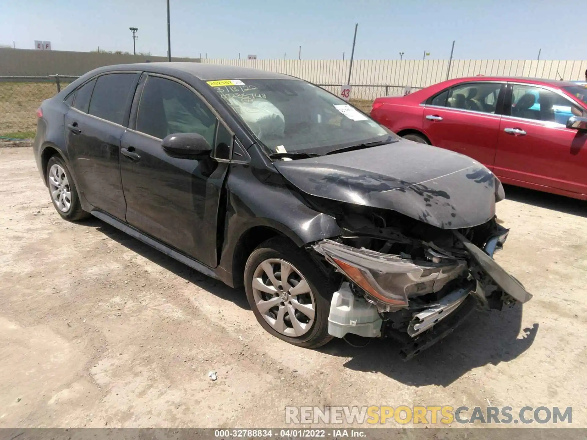 1 Photograph of a damaged car JTDEPMAE2MJ174512 TOYOTA COROLLA 2021