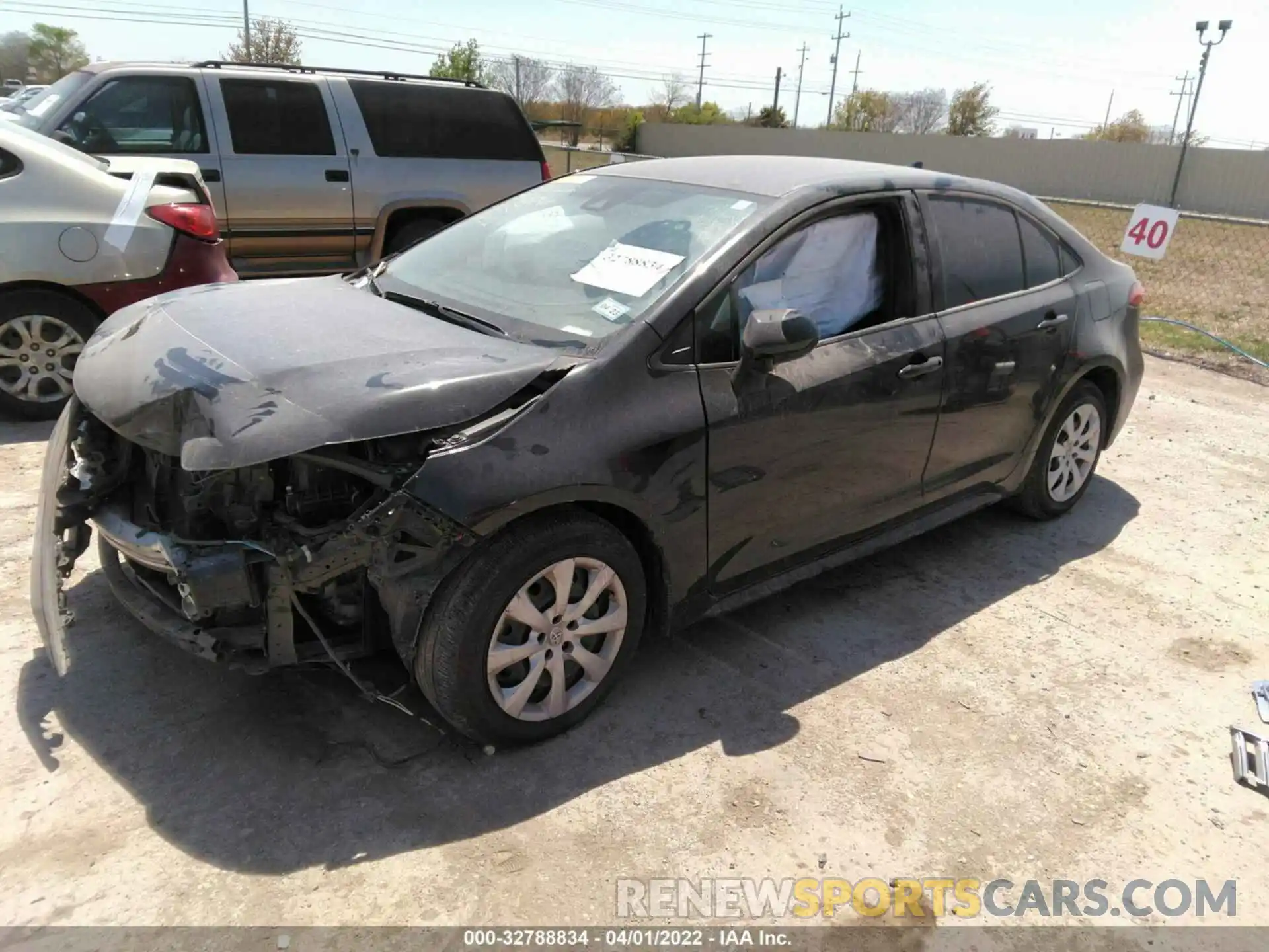 2 Photograph of a damaged car JTDEPMAE2MJ174512 TOYOTA COROLLA 2021