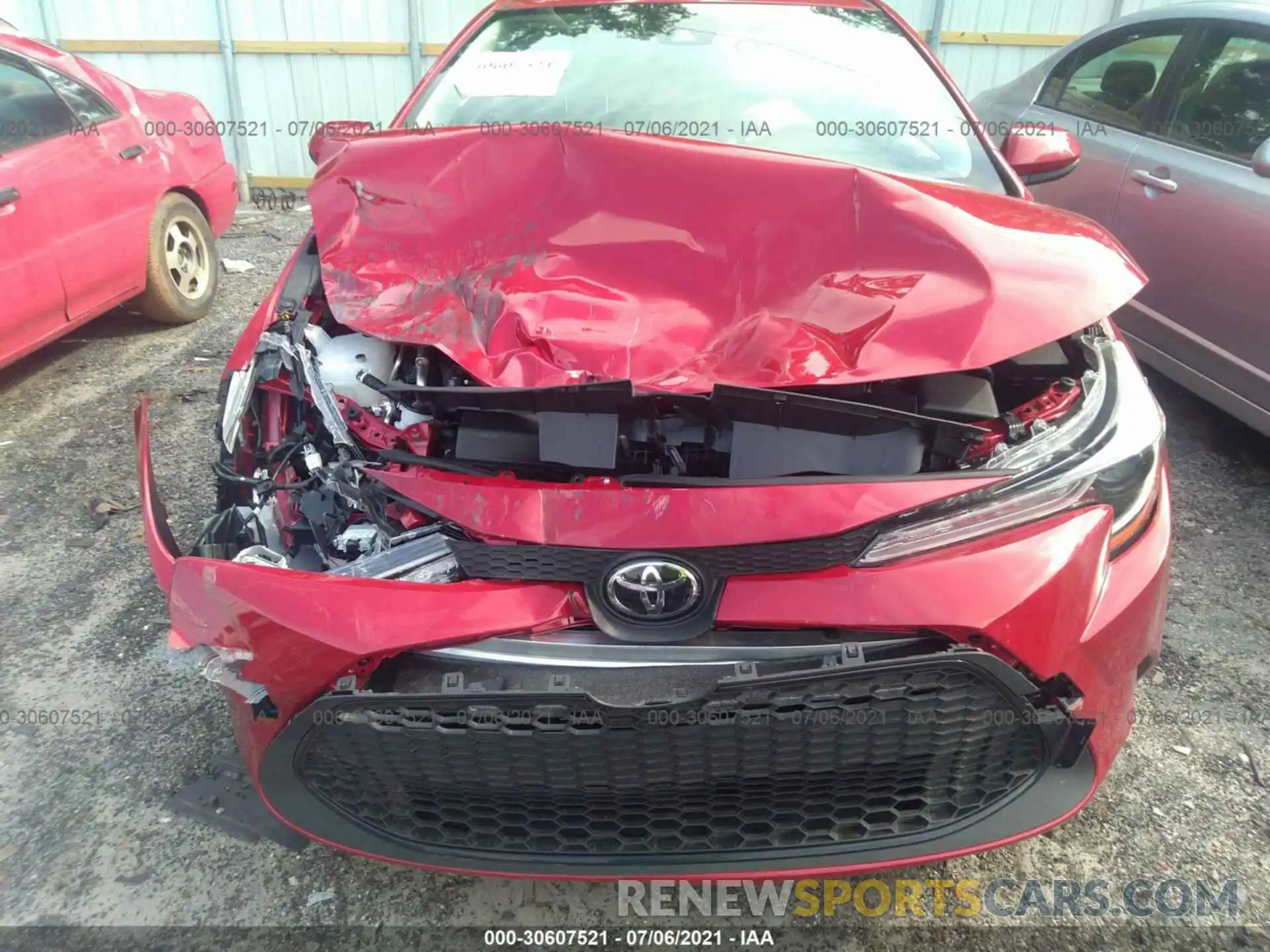 6 Photograph of a damaged car JTDEPMAE2MJ175644 TOYOTA COROLLA 2021